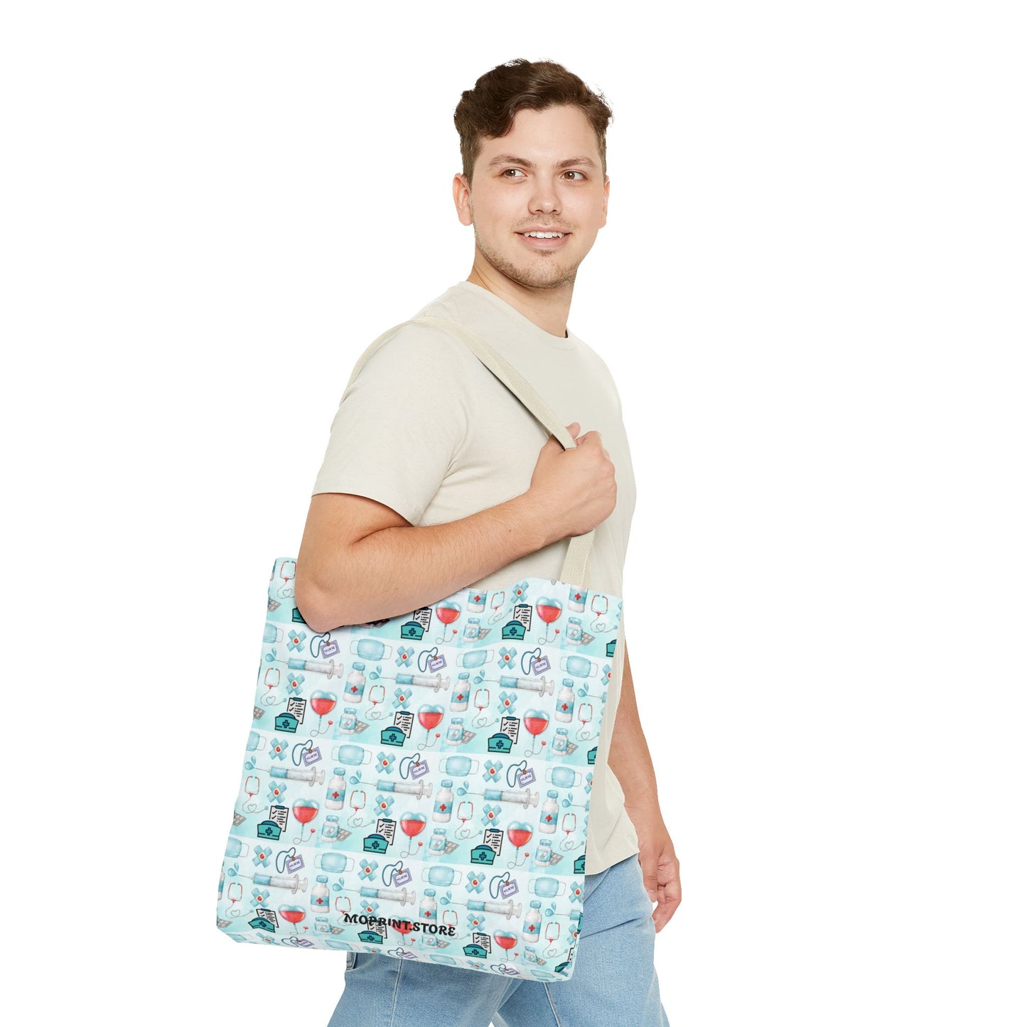 Fun Retro-Themed Tote Bag - Perfect for Everyday Use & Gifting