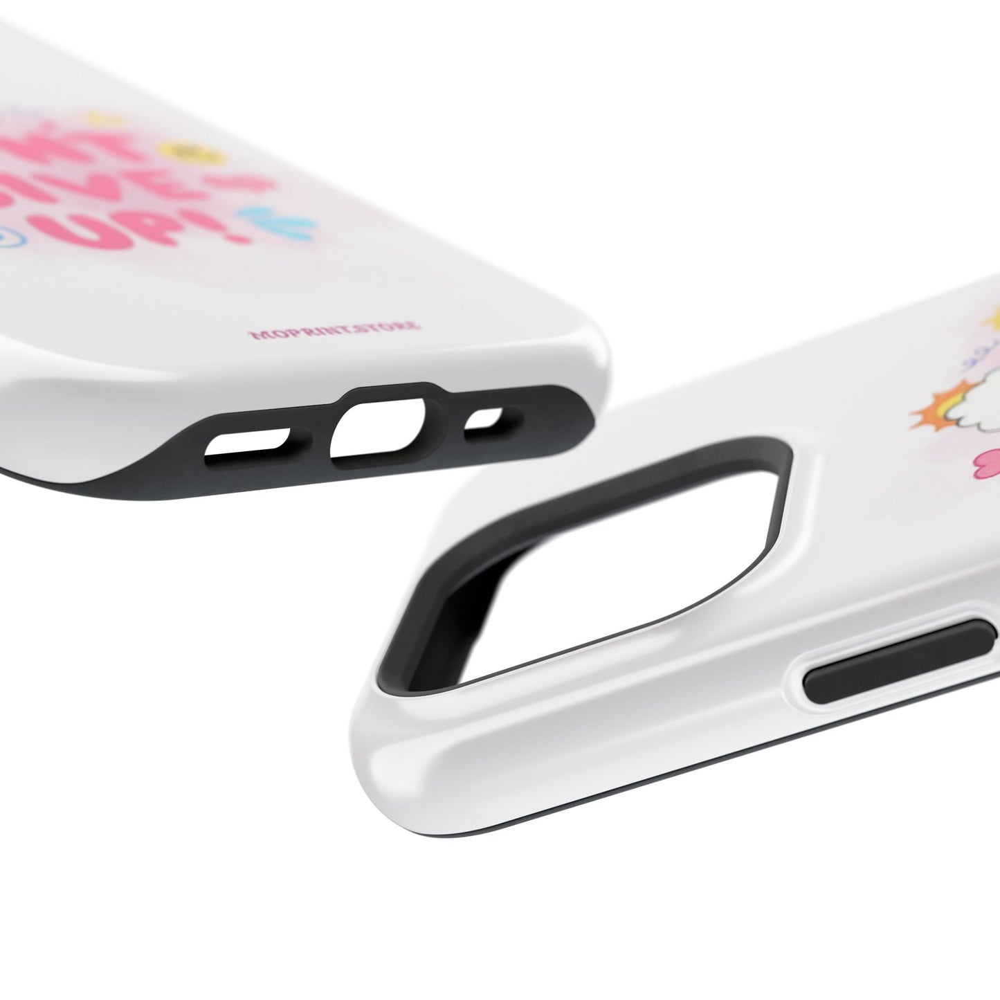 Inspirational Phone Case - "Don't Give Up!" Impact-Resistant Design