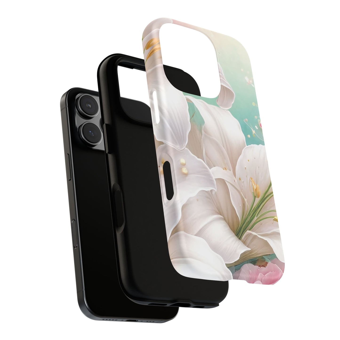 Elegant Floral Phone Case - Tough Protection with Beauty