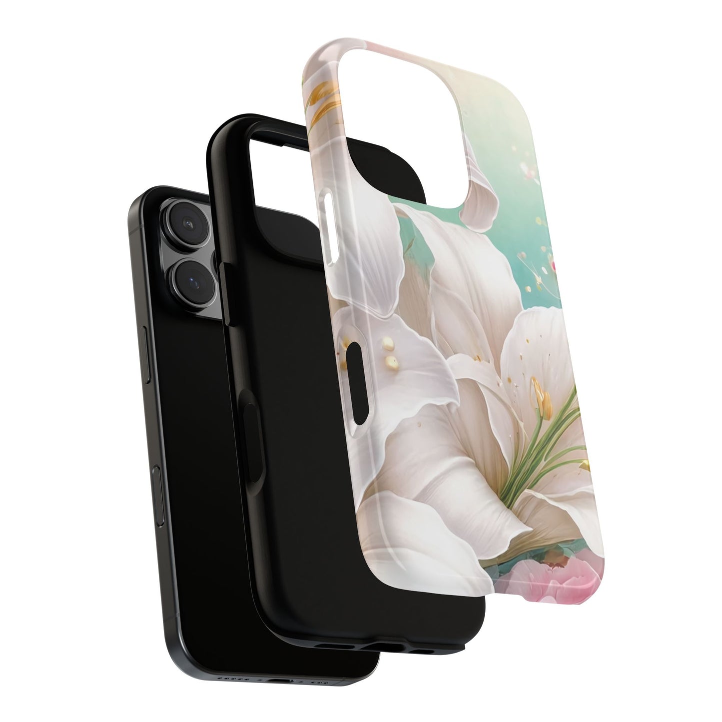 Elegant Floral Phone Case - Tough Protection with Beauty