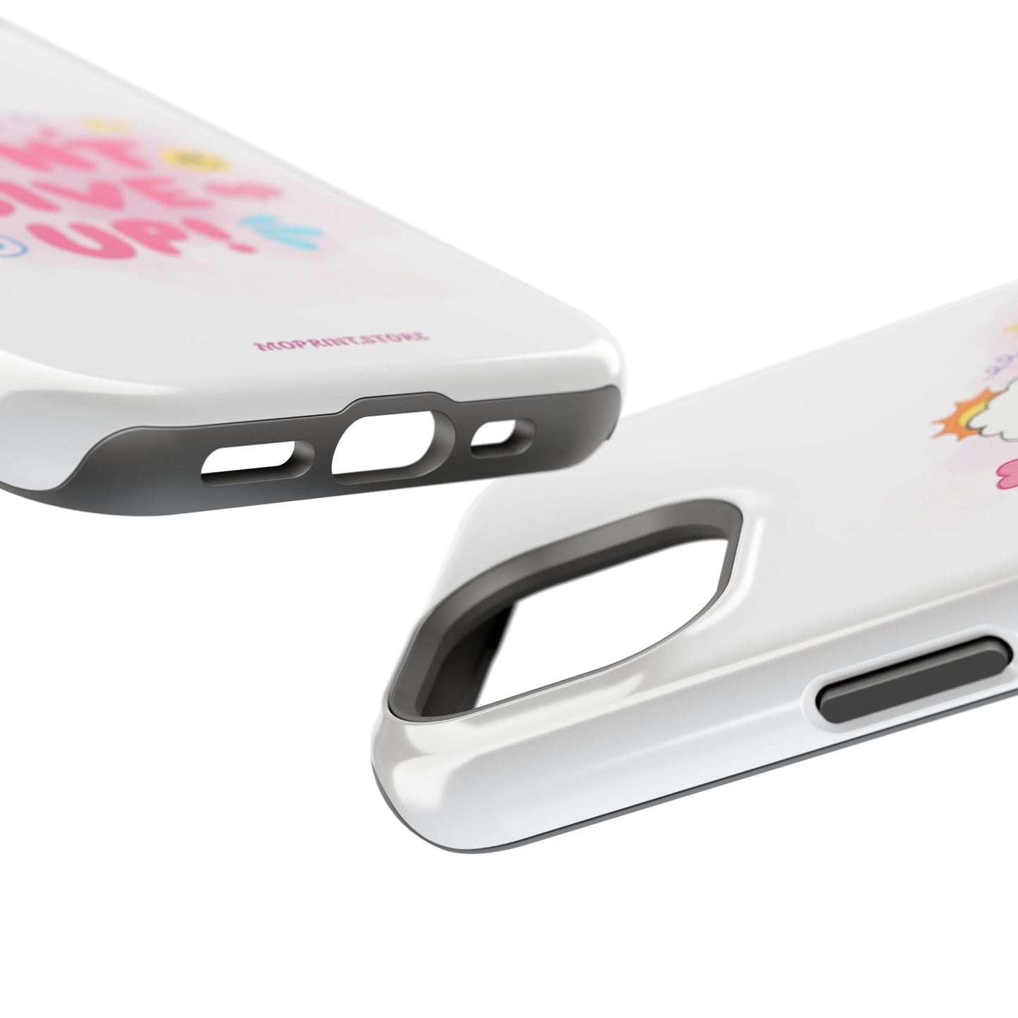 Inspirational Phone Case - "Don't Give Up!" Impact-Resistant Design