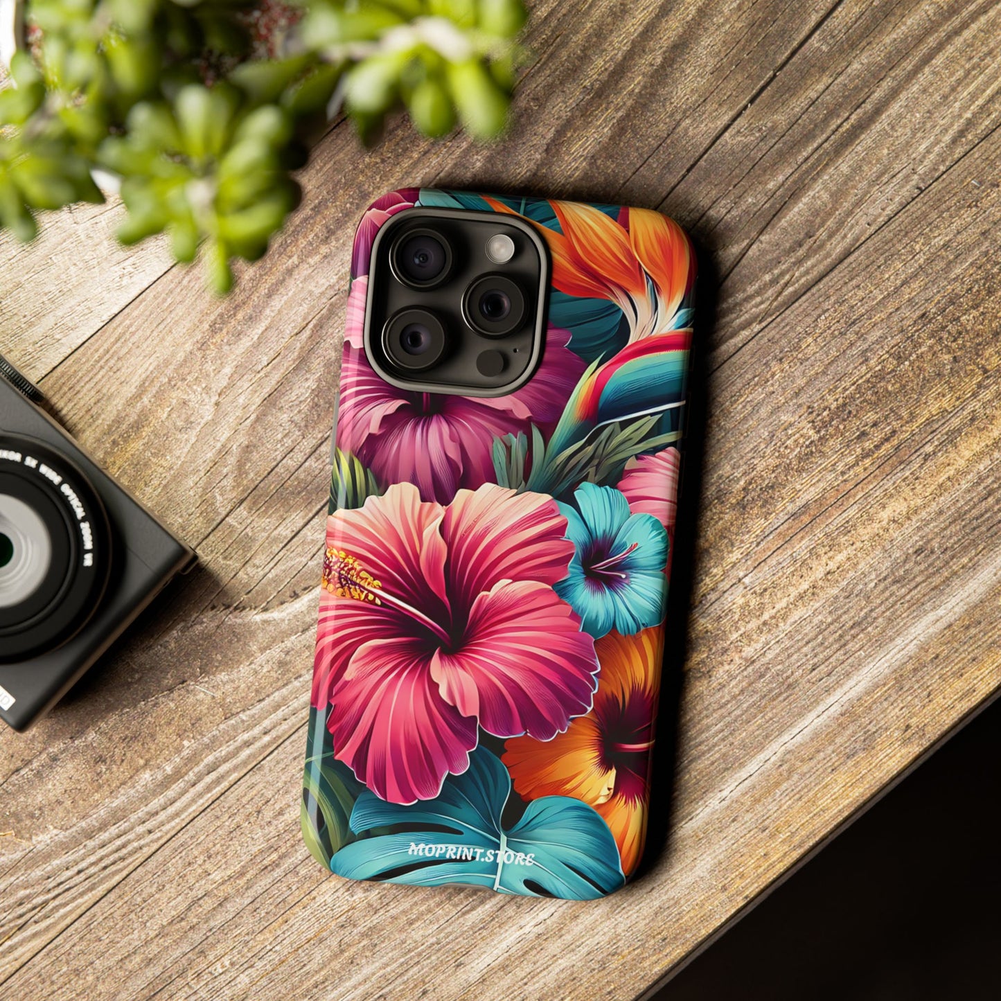 Tropical Floral Phone Case - Tough, Stylish & Colorful