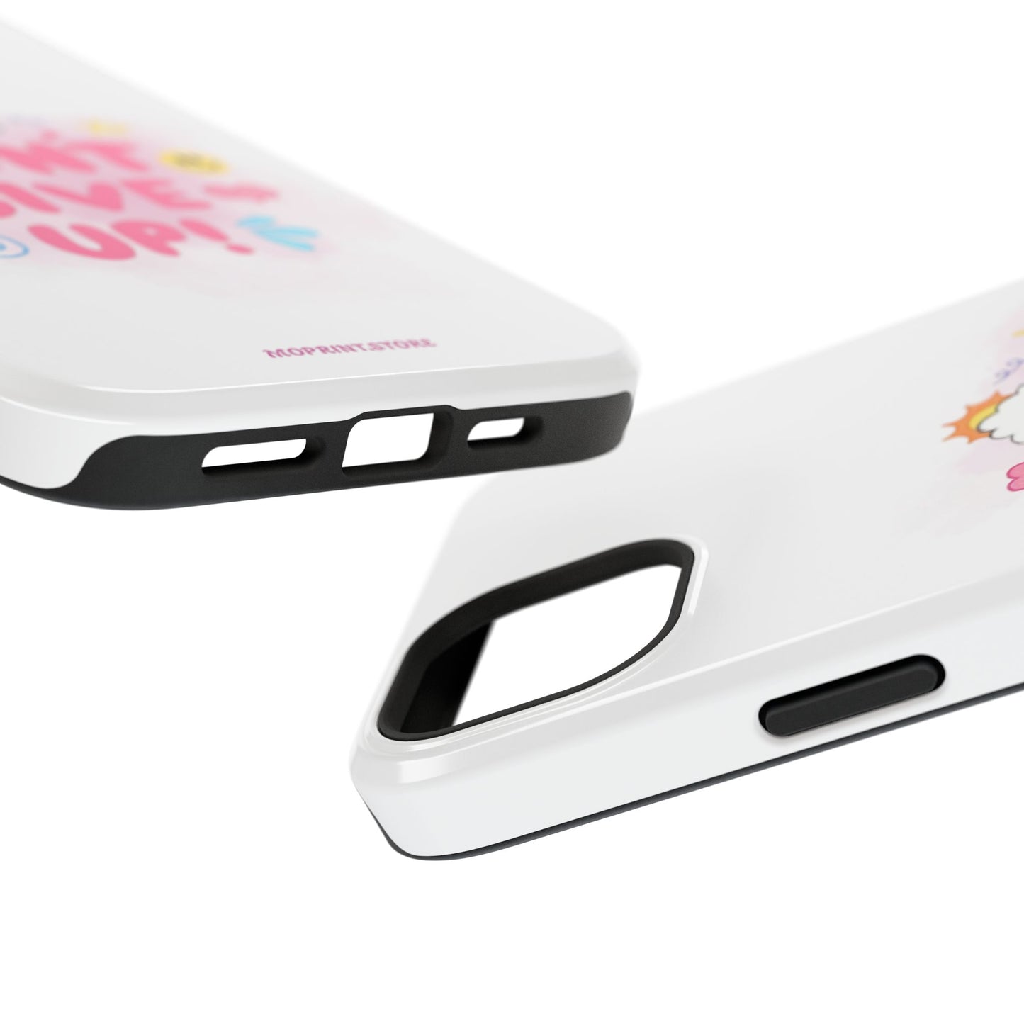 Inspirational Phone Case - "Don't Give Up!" Impact-Resistant Design