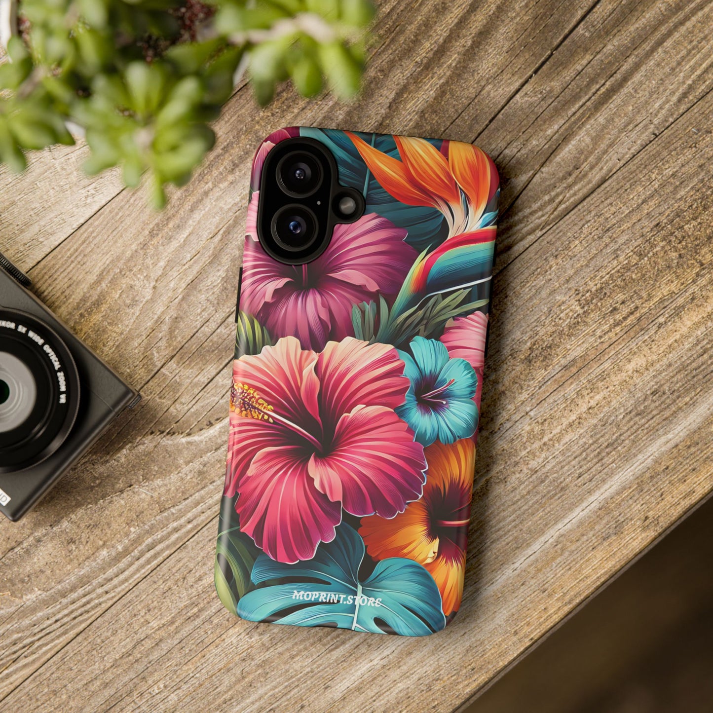 Tropical Floral Phone Case - Tough, Stylish & Colorful
