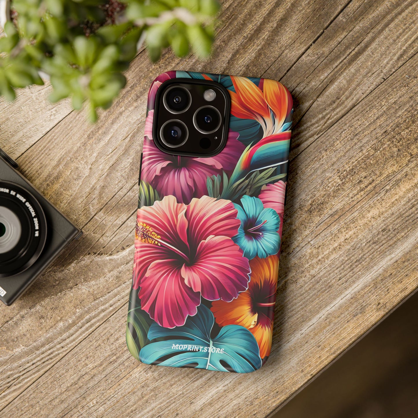 Tropical Floral Phone Case - Tough, Stylish & Colorful