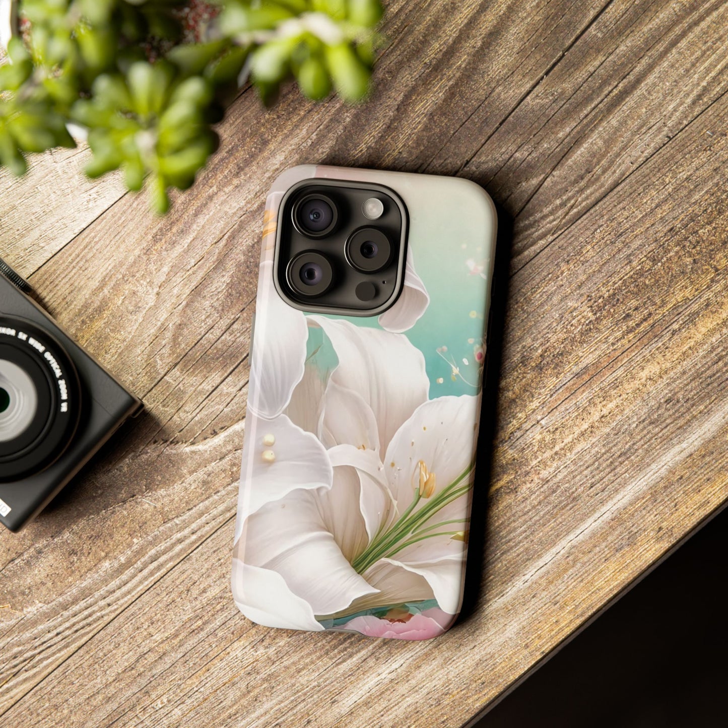 Elegant Floral Phone Case - Tough Protection with Beauty