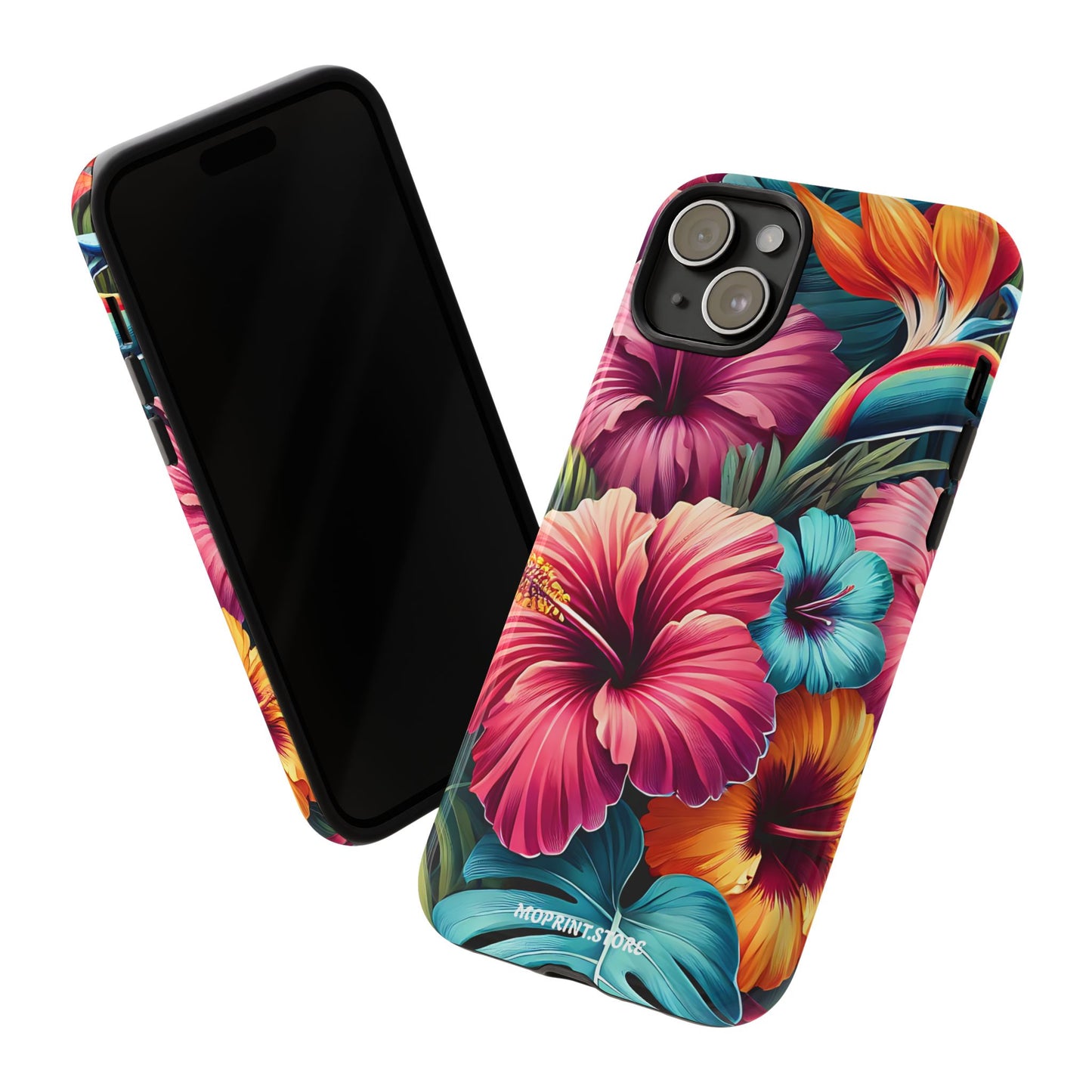 Tropical Floral Phone Case - Tough, Stylish & Colorful