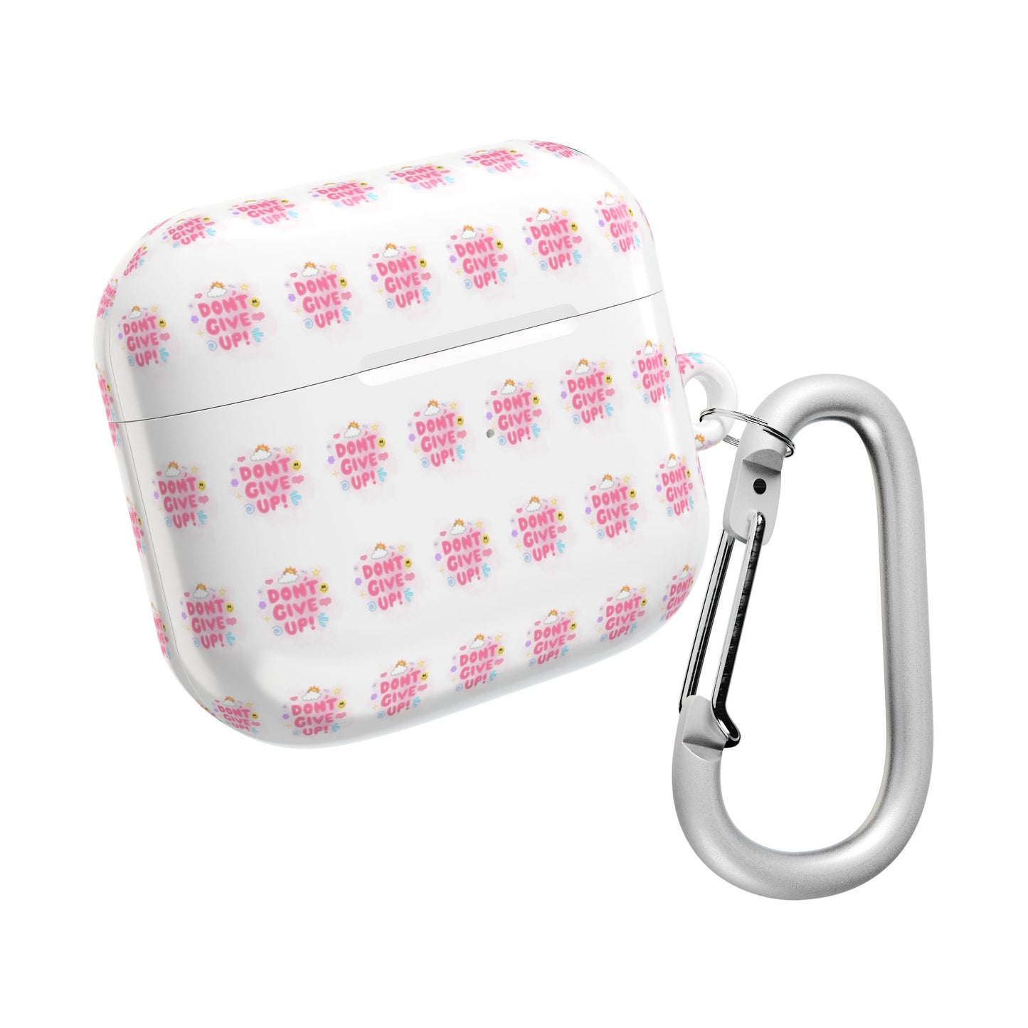 Inspirational AirPod Case - Don't Give Up Design - Cute & Motivational Accessory