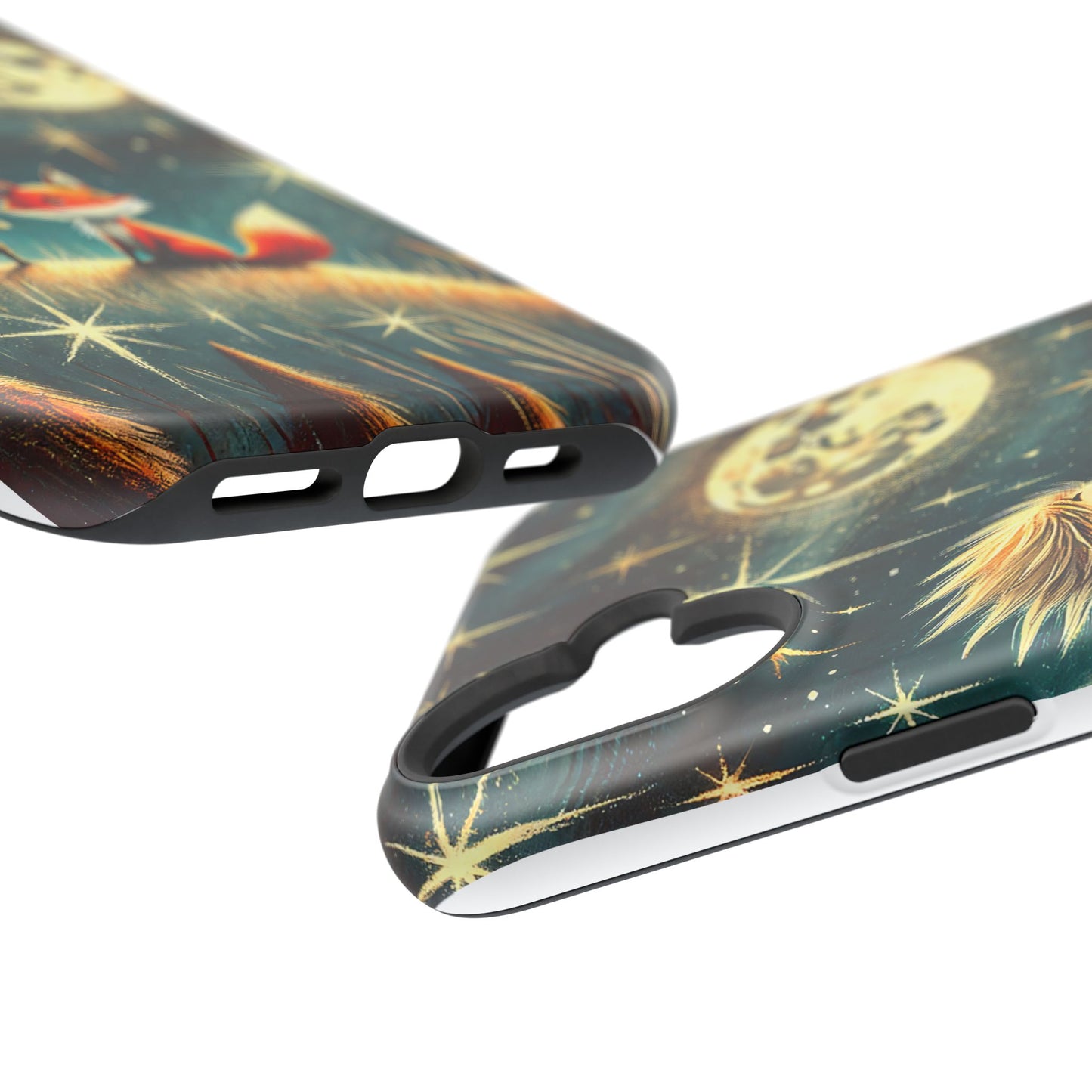 Whimsical Space Adventure Magnetic Phone Case - Kid-Friendly Design