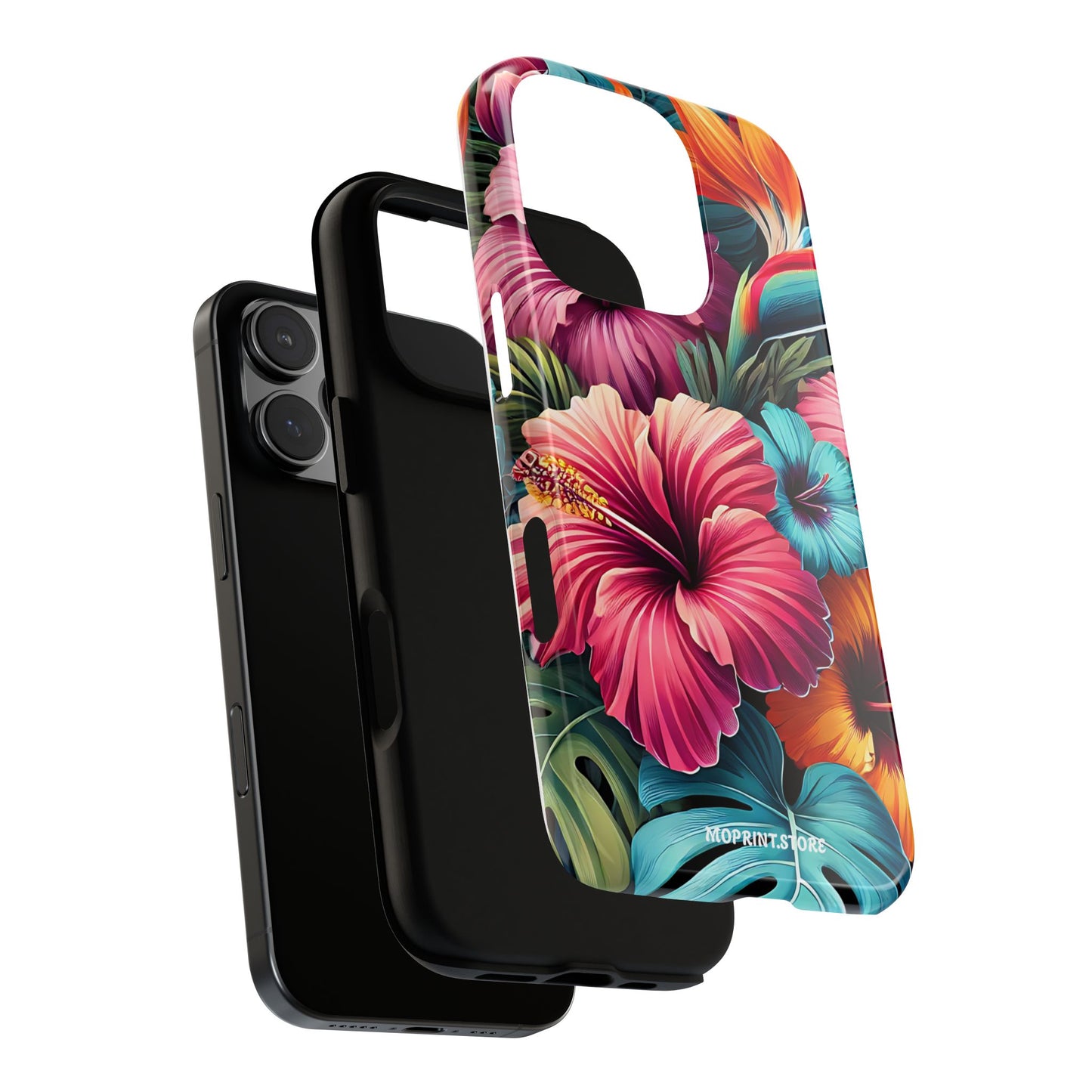 Tropical Floral Phone Case - Tough, Stylish & Colorful