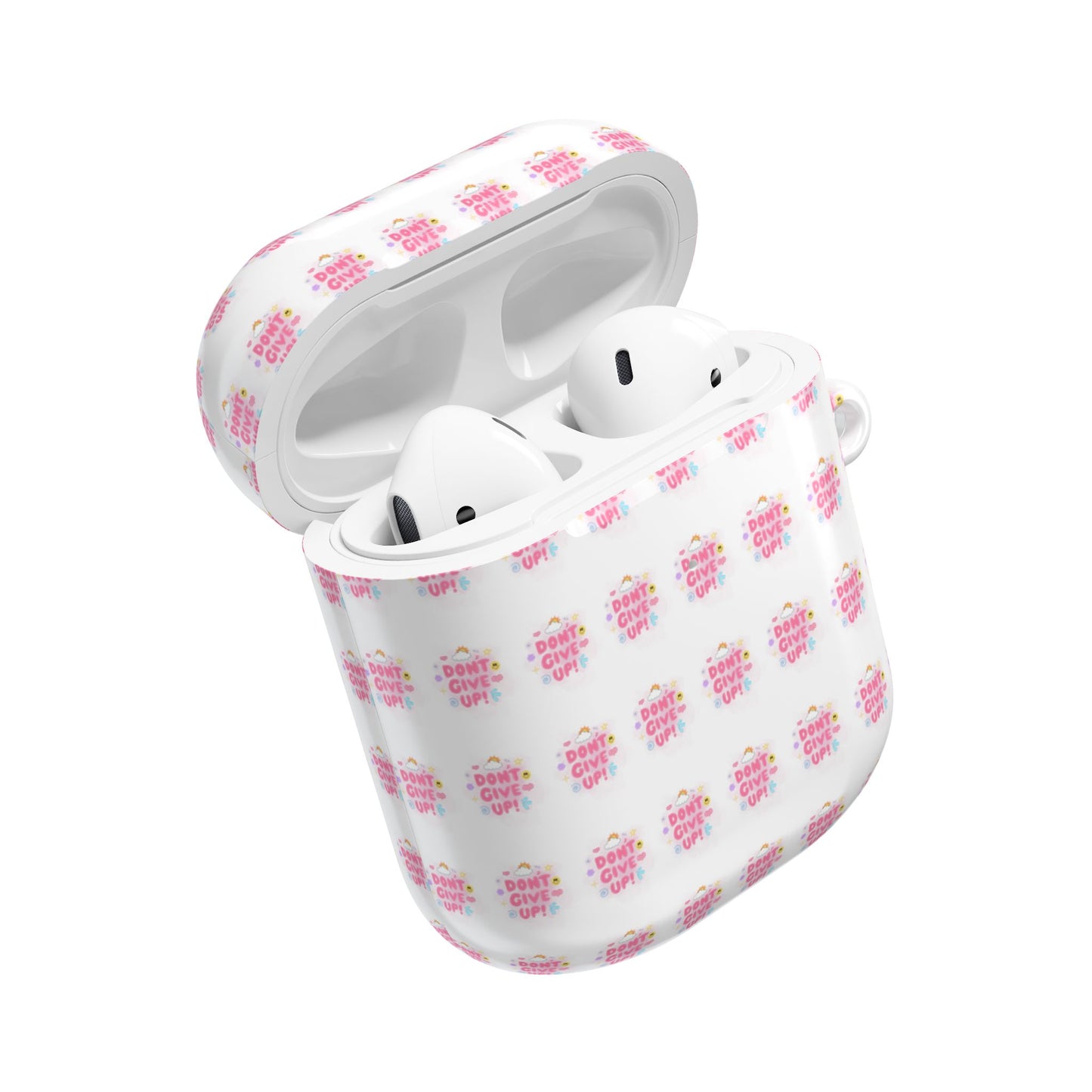 Inspirational AirPod Case - Don't Give Up Design - Cute & Motivational Accessory