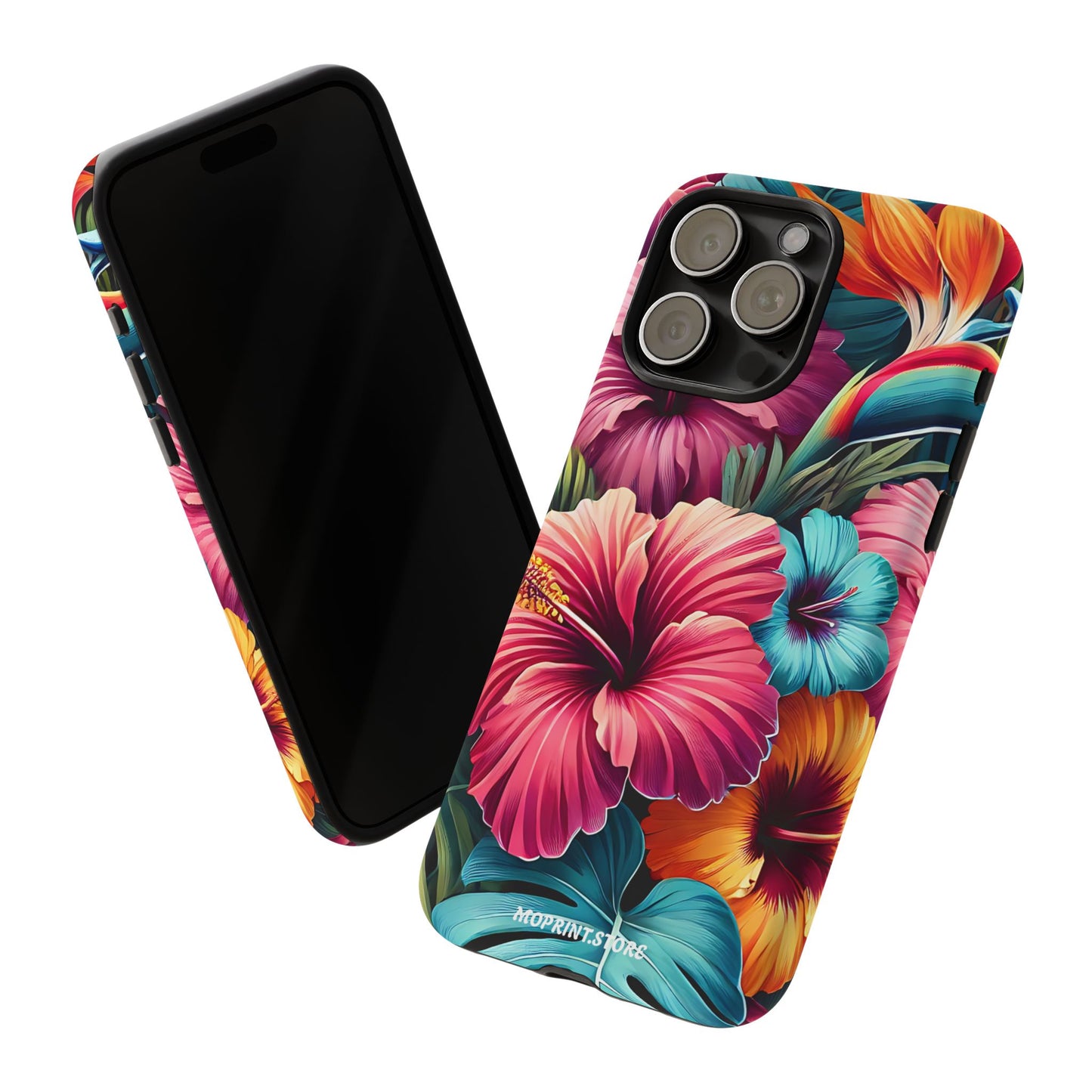 Tropical Floral Phone Case - Tough, Stylish & Colorful