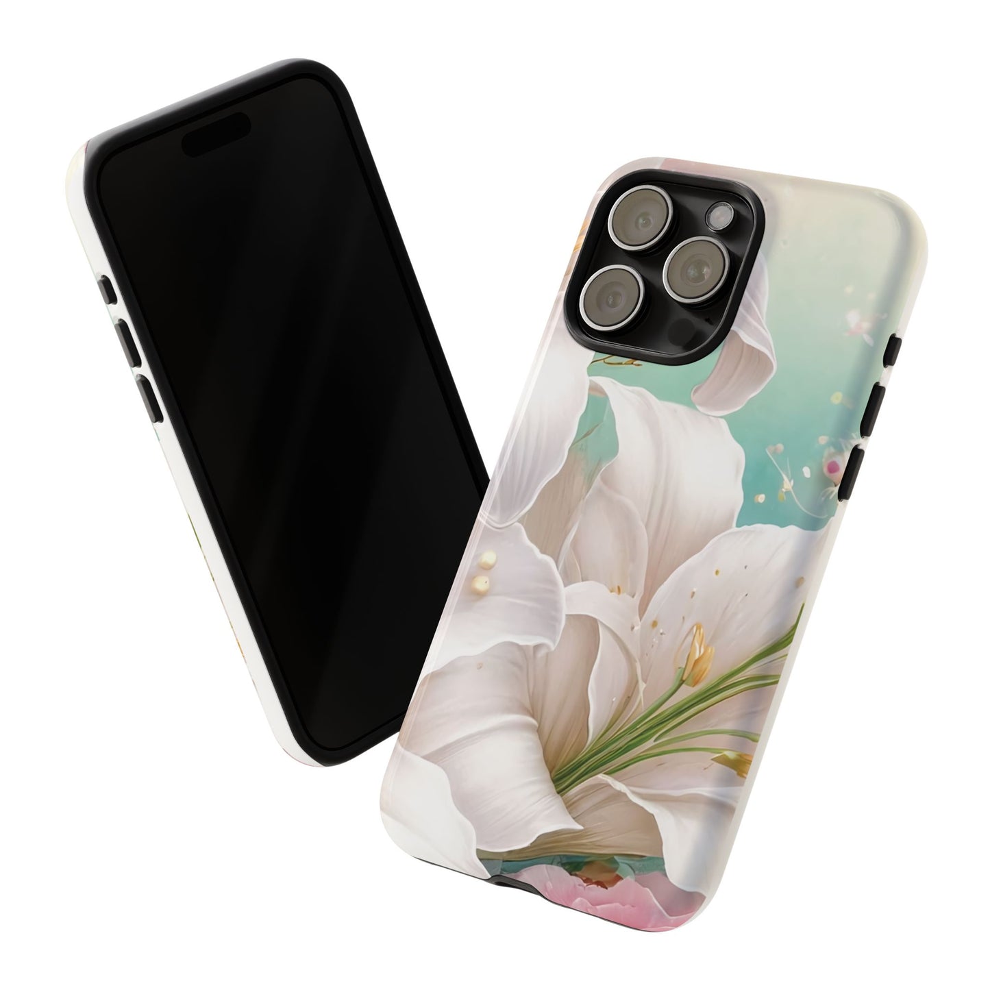 Elegant Floral Phone Case - Tough Protection with Beauty