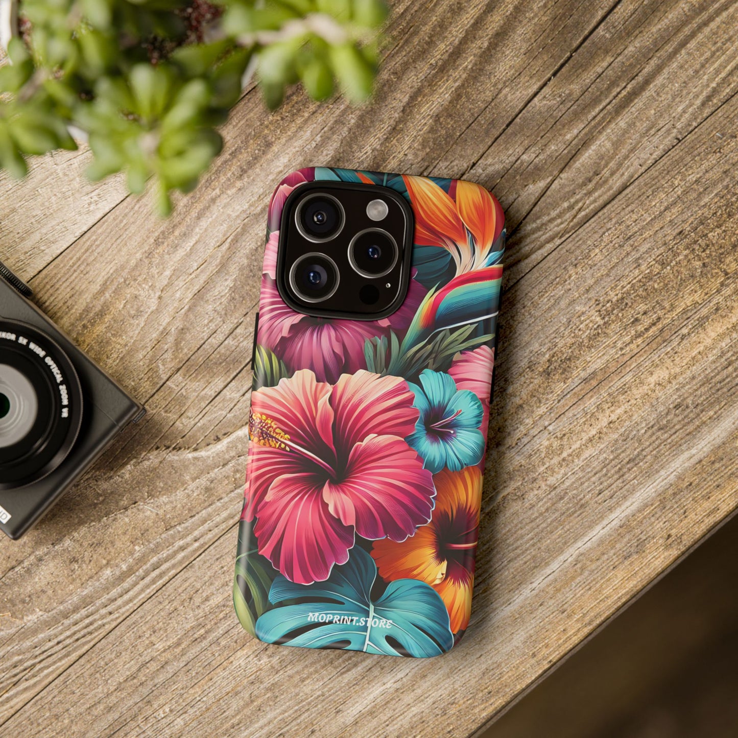 Tropical Floral Phone Case - Tough, Stylish & Colorful
