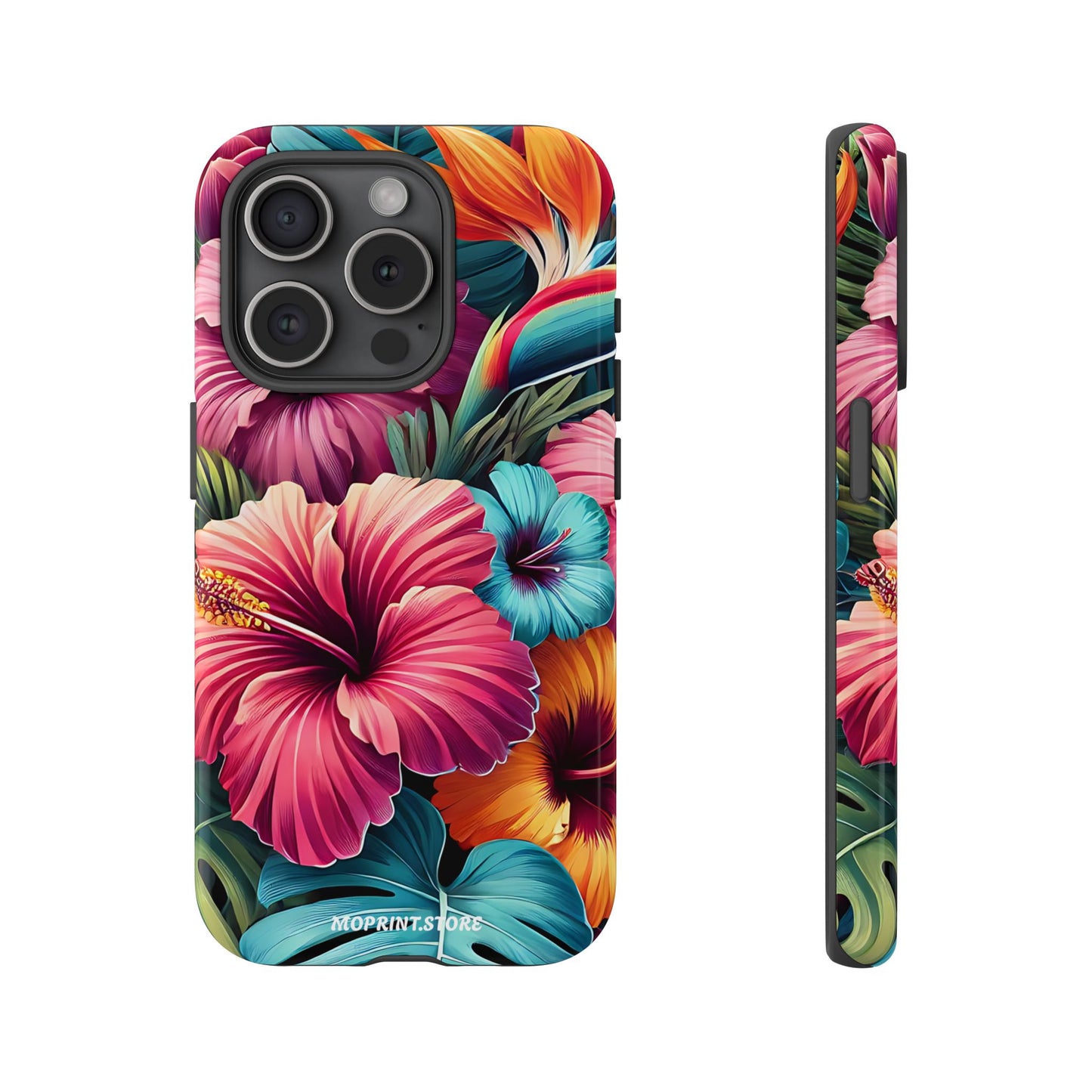Tropical Floral Phone Case - Tough, Stylish & Colorful
