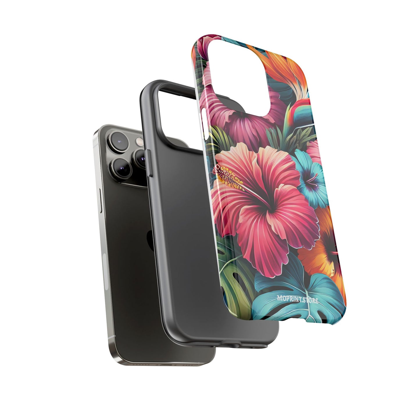 Tropical Floral Phone Case - Tough, Stylish & Colorful