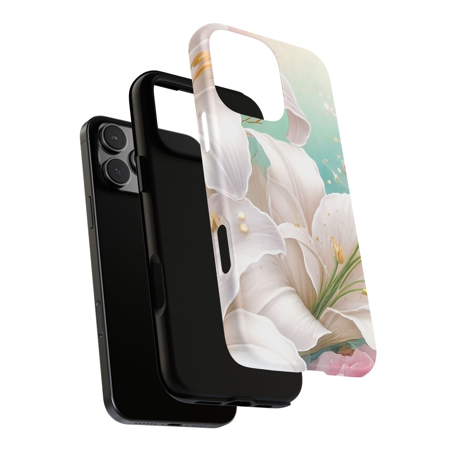 Elegant Floral Phone Case - Tough Protection with Beauty