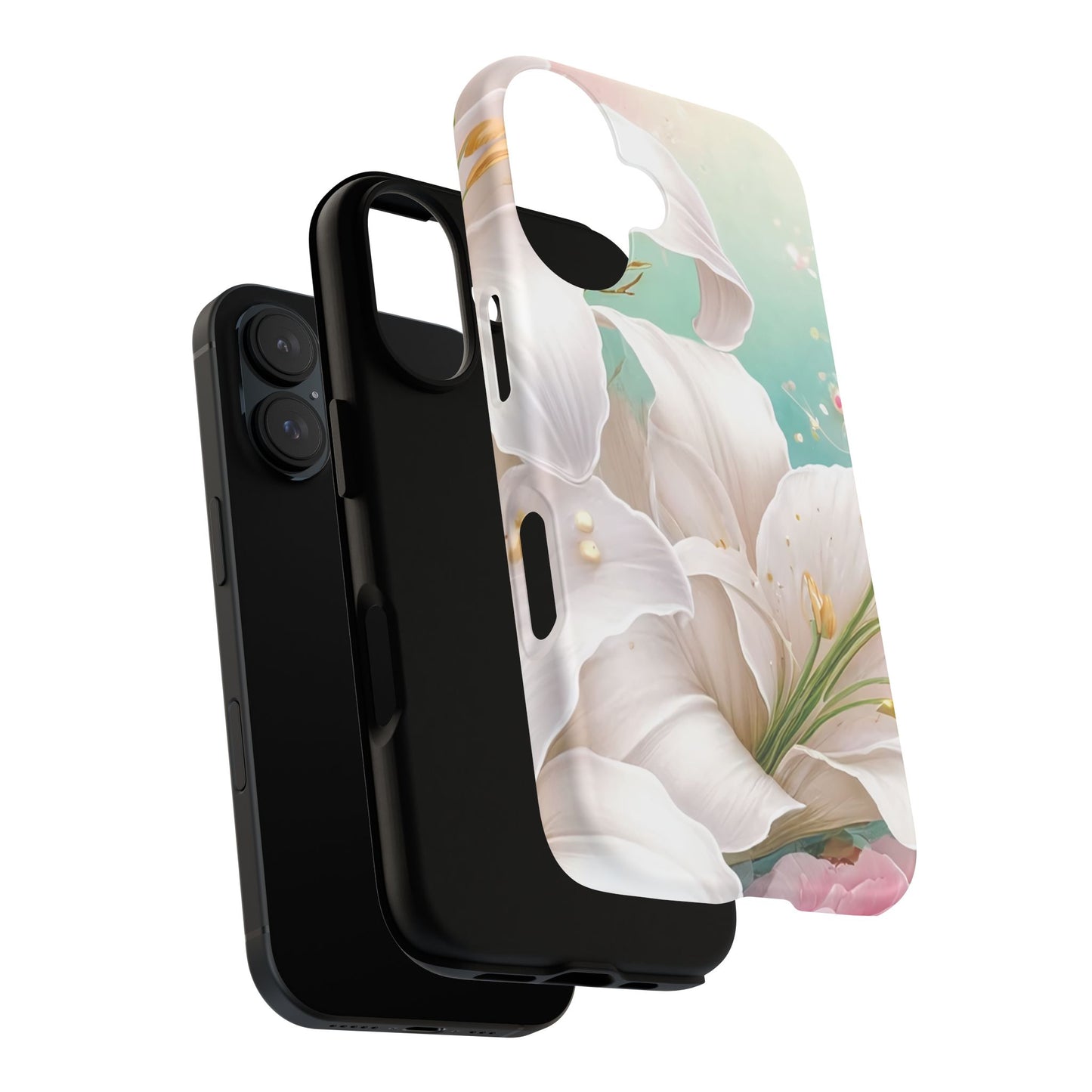 Elegant Floral Phone Case - Tough Protection with Beauty