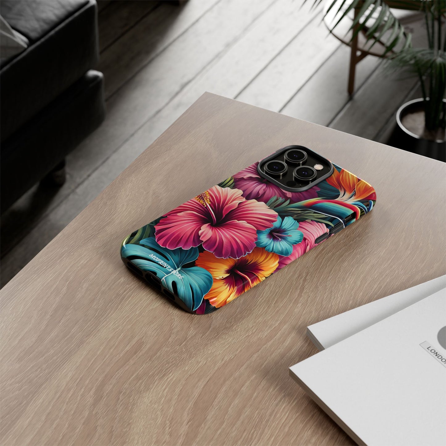 Tropical Floral Phone Case - Tough, Stylish & Colorful