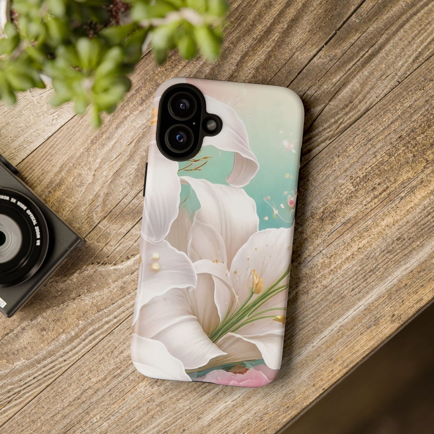 Elegant Floral Phone Case - Tough Protection with Beauty