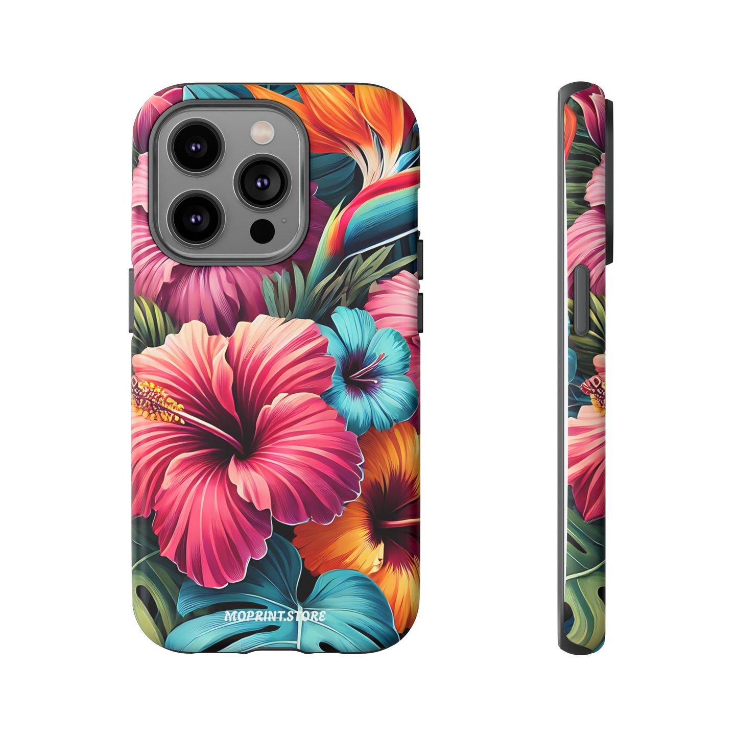 Tropical Floral Phone Case - Tough, Stylish & Colorful
