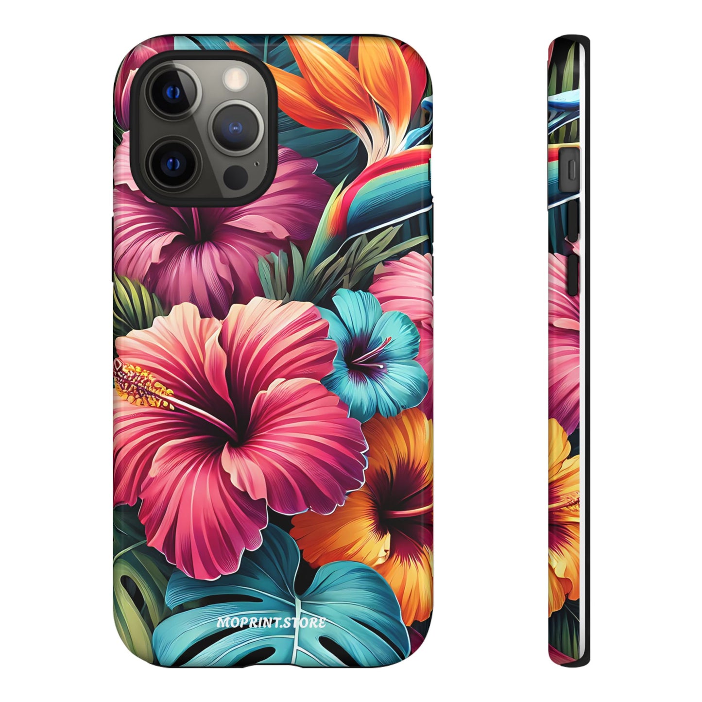 Tropical Floral Phone Case - Tough, Stylish & Colorful