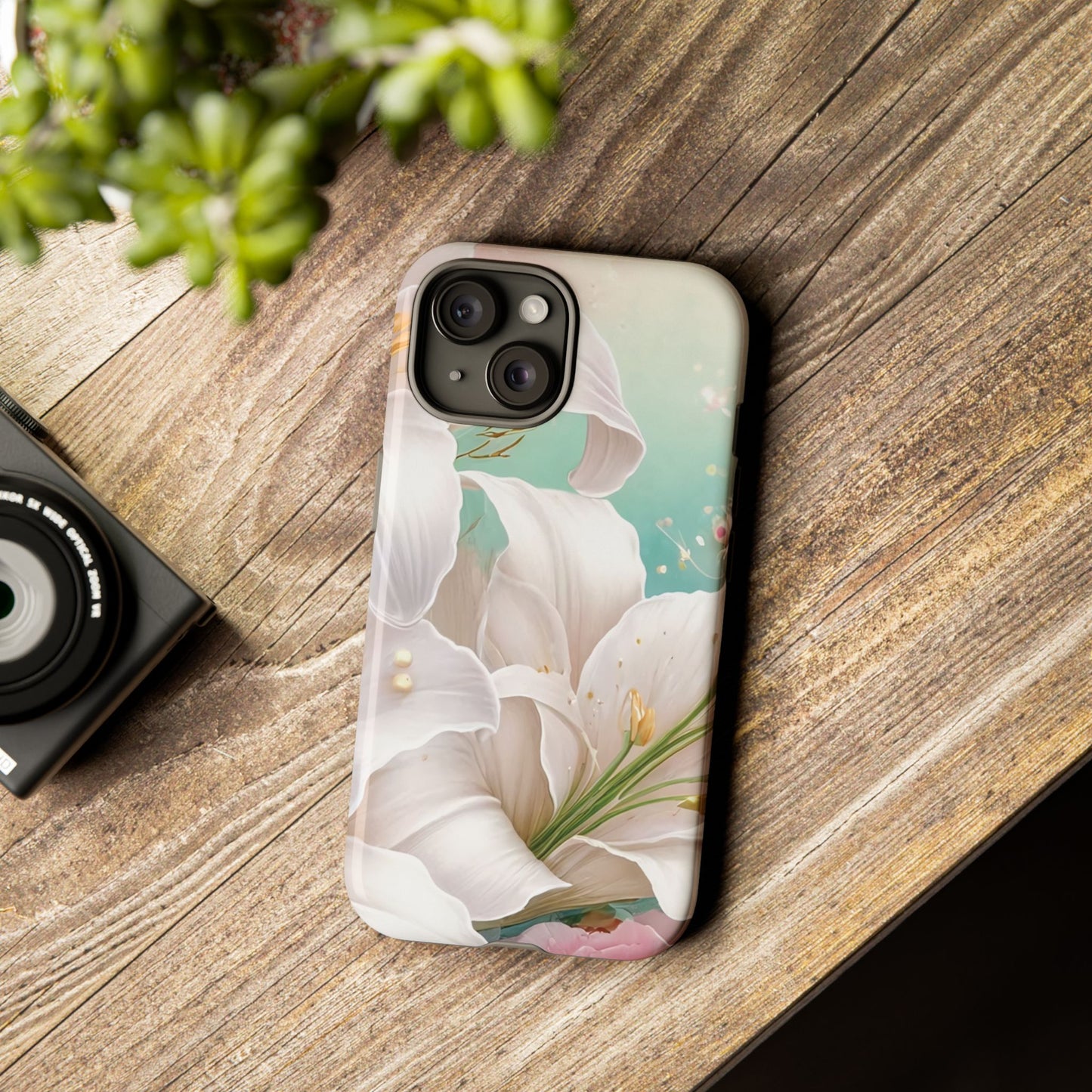 Elegant Floral Phone Case - Tough Protection with Beauty