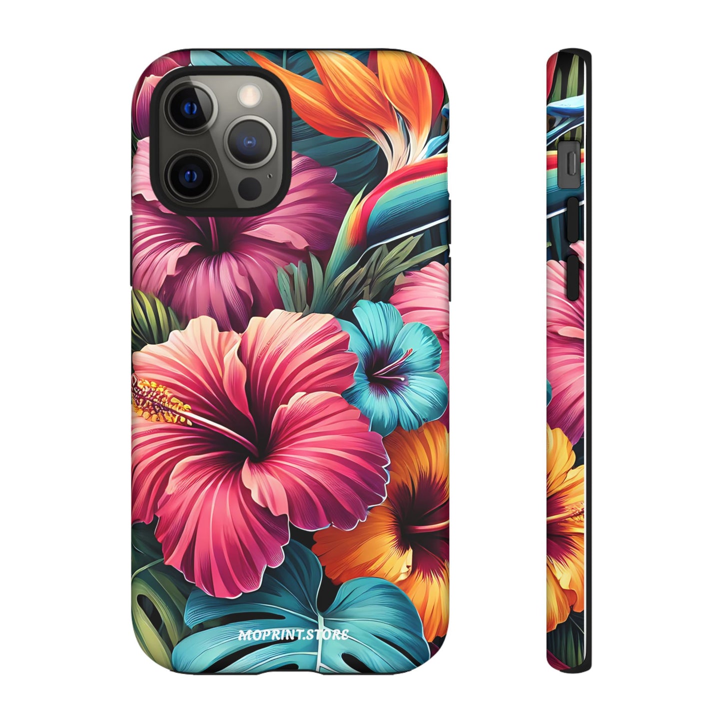Tropical Floral Phone Case - Tough, Stylish & Colorful