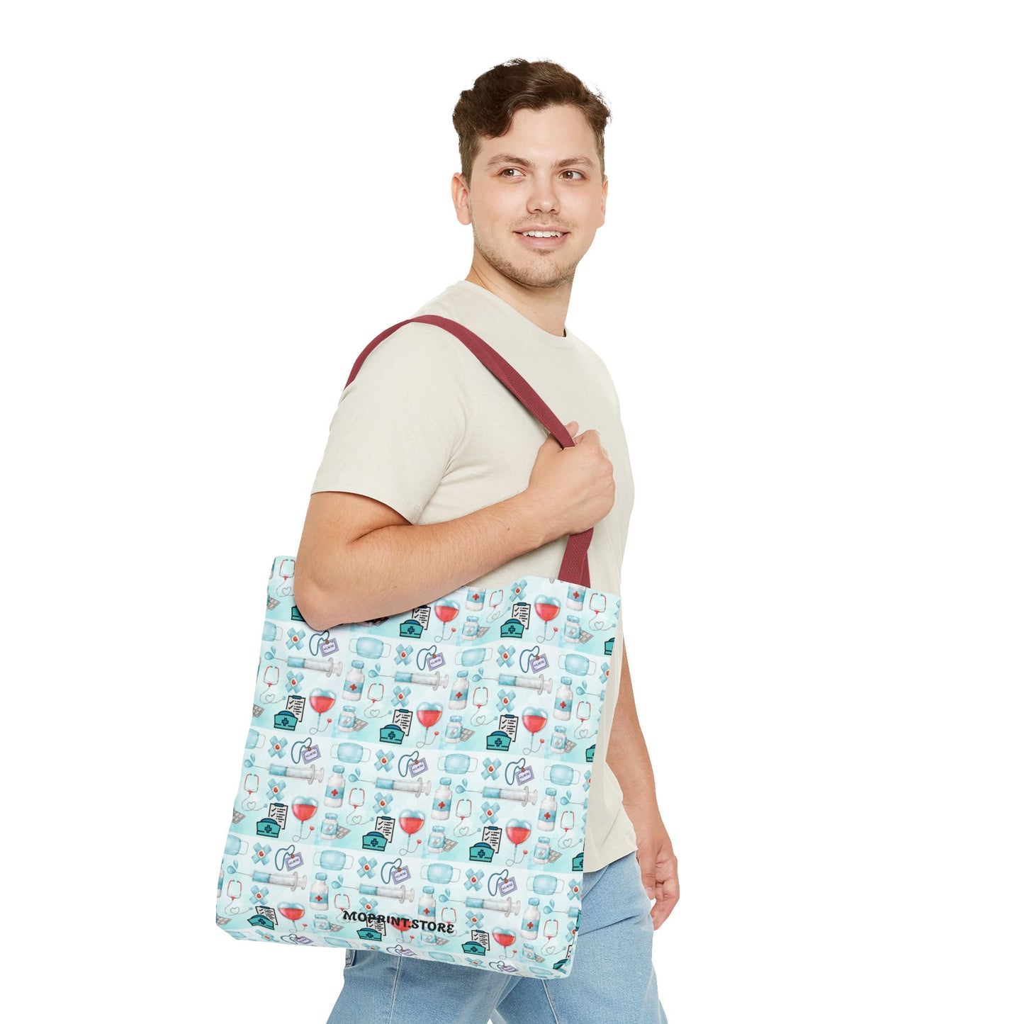 Fun Retro-Themed Tote Bag - Perfect for Everyday Use & Gifting