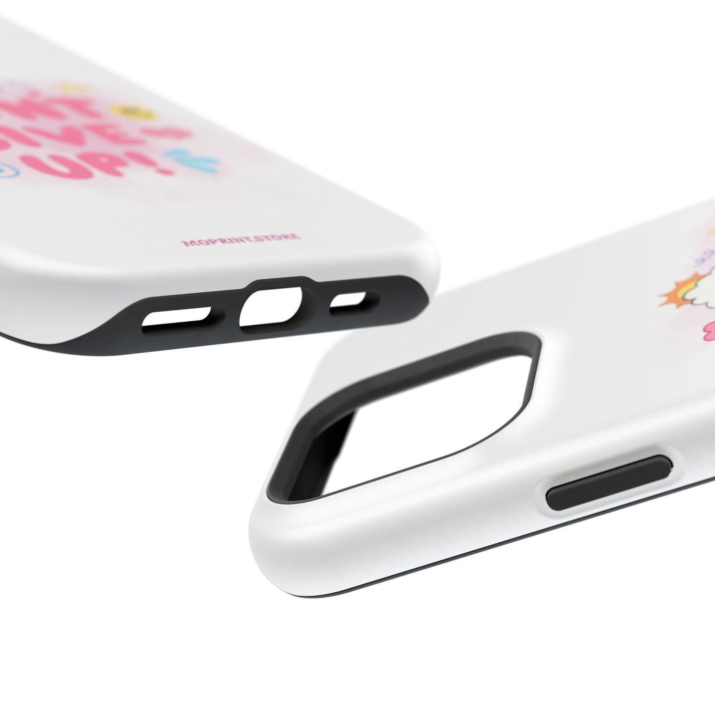 Inspirational Phone Case - "Don't Give Up!" Impact-Resistant Design