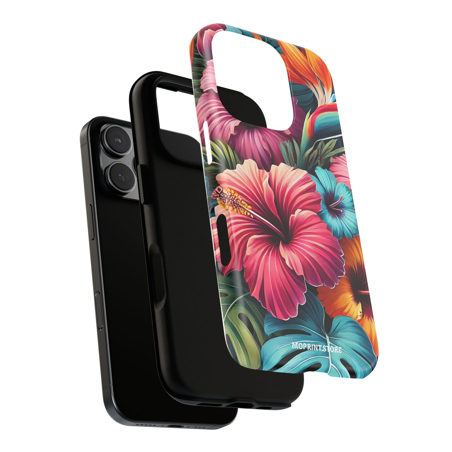 Tropical Floral Phone Case - Tough, Stylish & Colorful