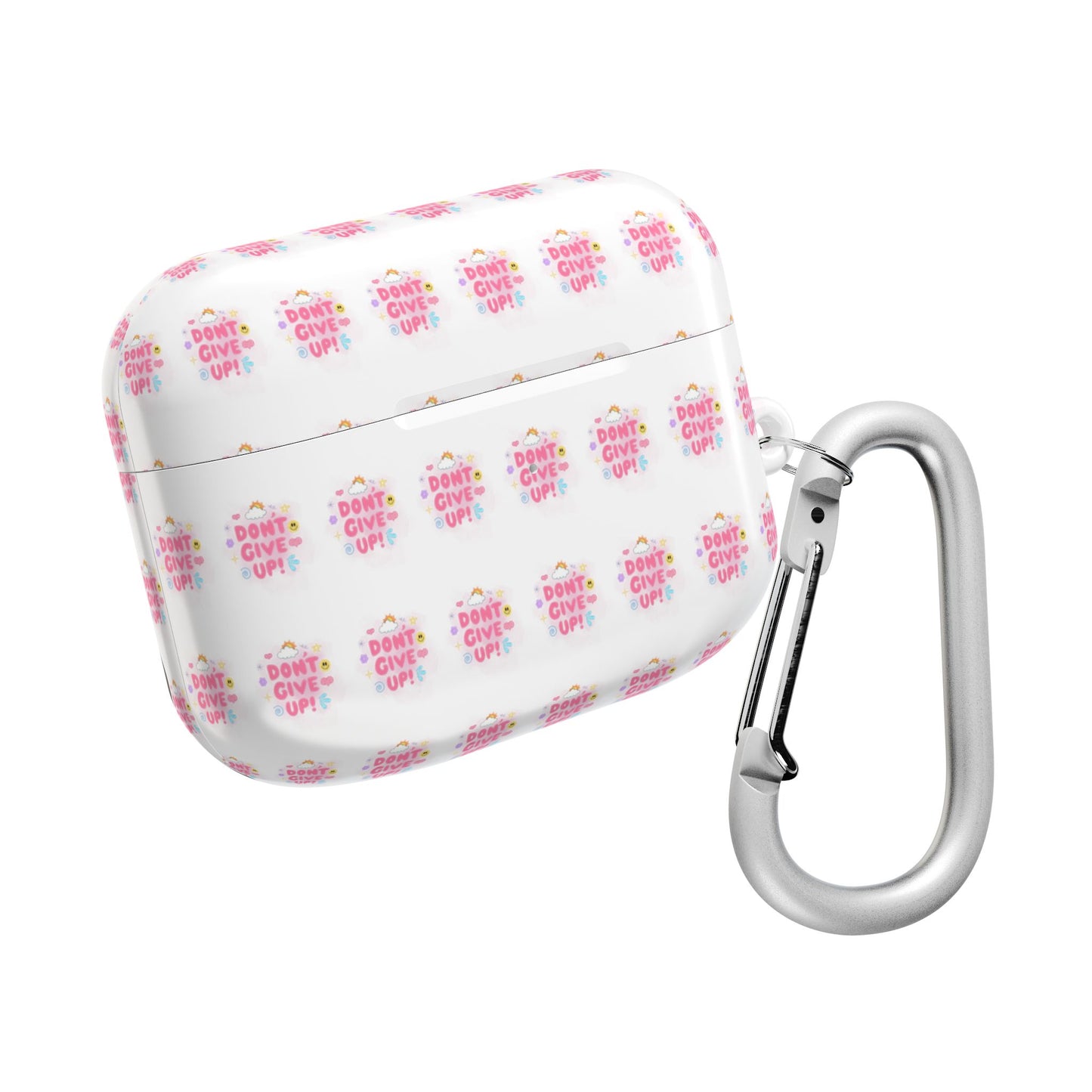 Inspirational AirPod Case - Don't Give Up Design - Cute & Motivational Accessory