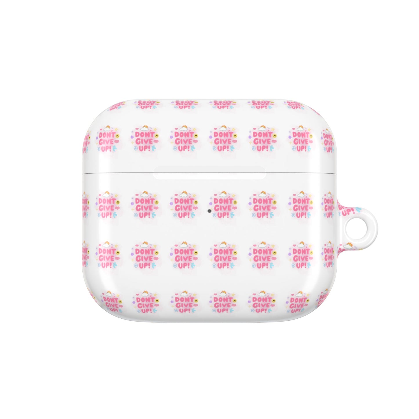Inspirational AirPod Case - Don't Give Up Design - Cute & Motivational Accessory