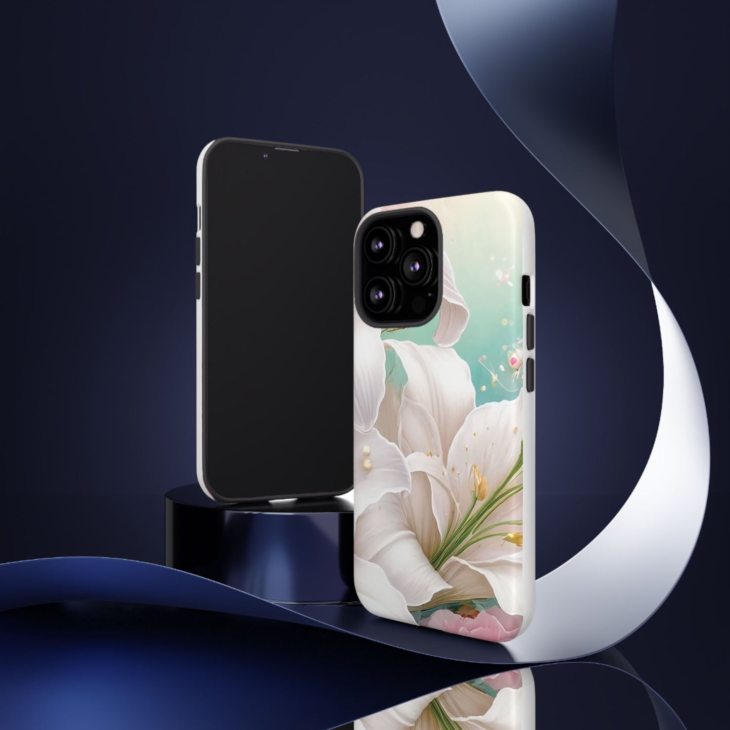 Elegant Floral Phone Case - Tough Protection with Beauty