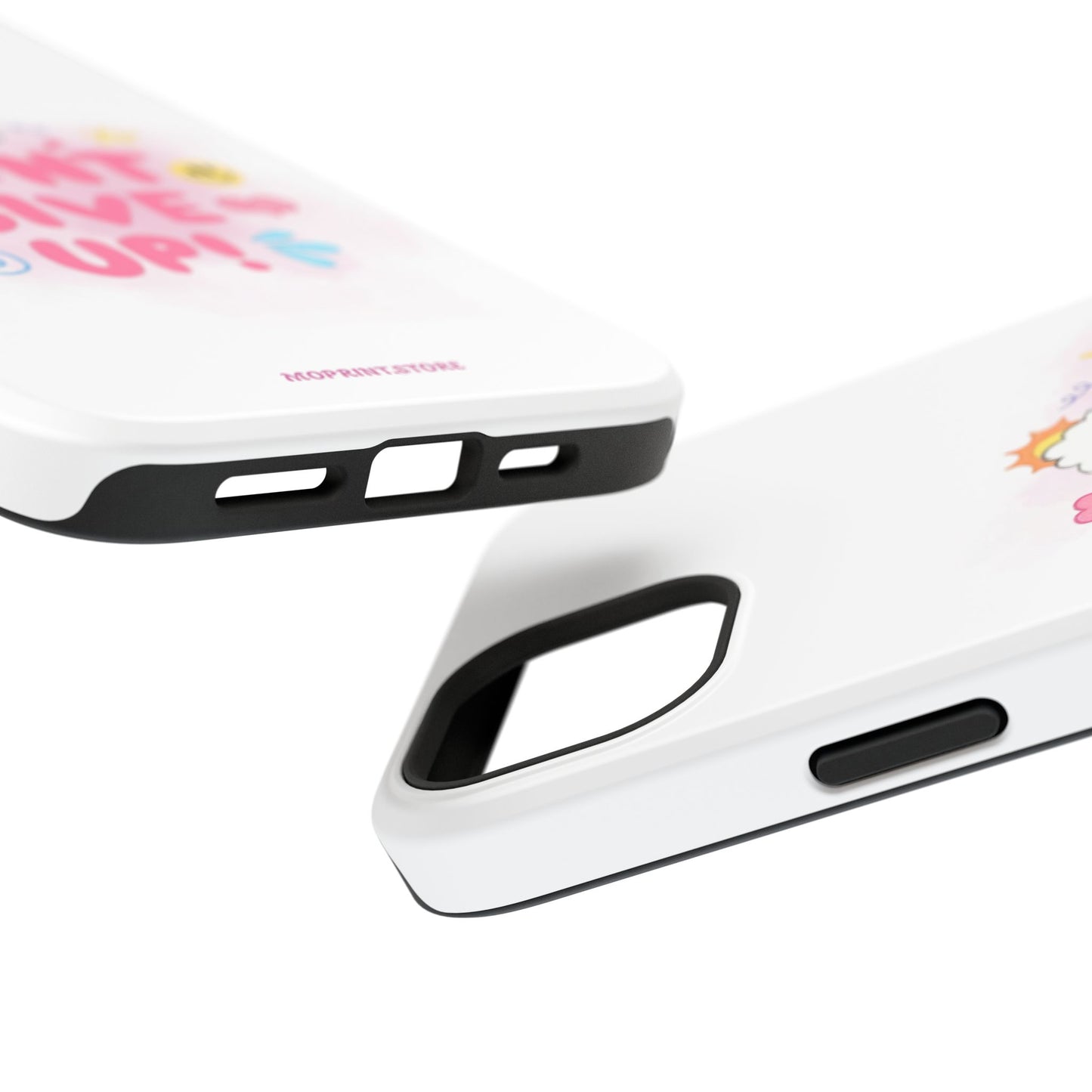 Inspirational Phone Case - "Don't Give Up!" Impact-Resistant Design