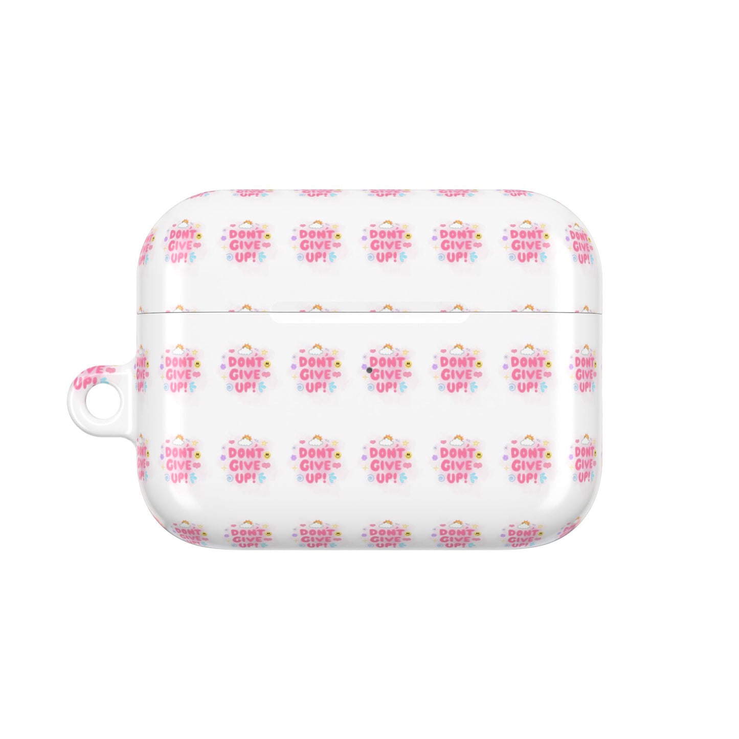 Inspirational AirPod Case - Don't Give Up Design - Cute & Motivational Accessory