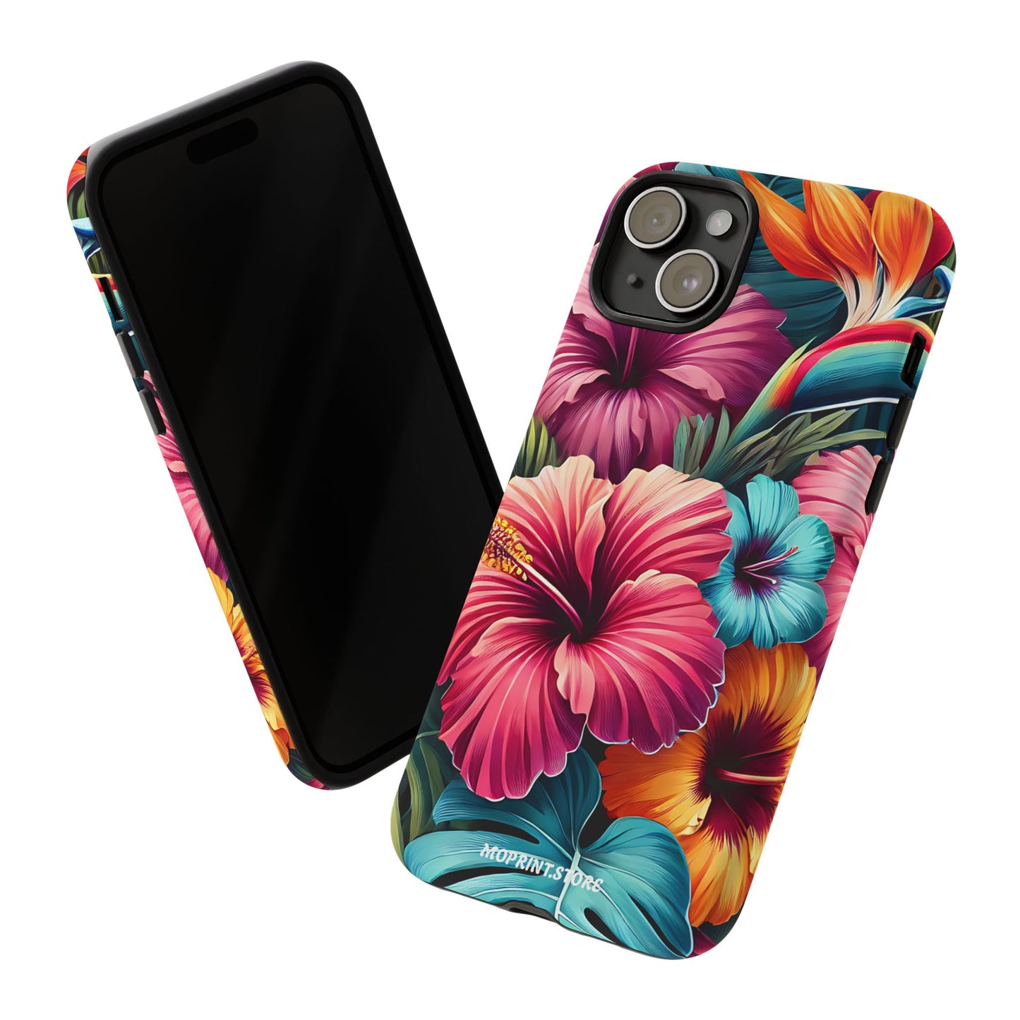 Tropical Floral Phone Case - Tough, Stylish & Colorful