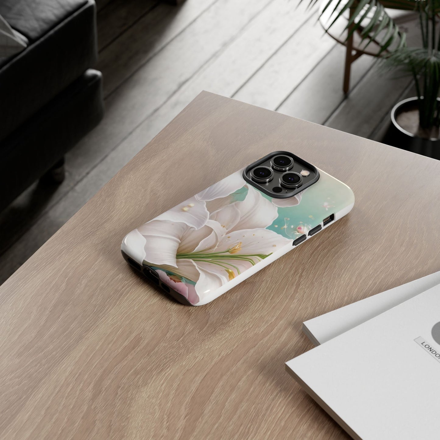 Elegant Floral Phone Case - Tough Protection with Beauty
