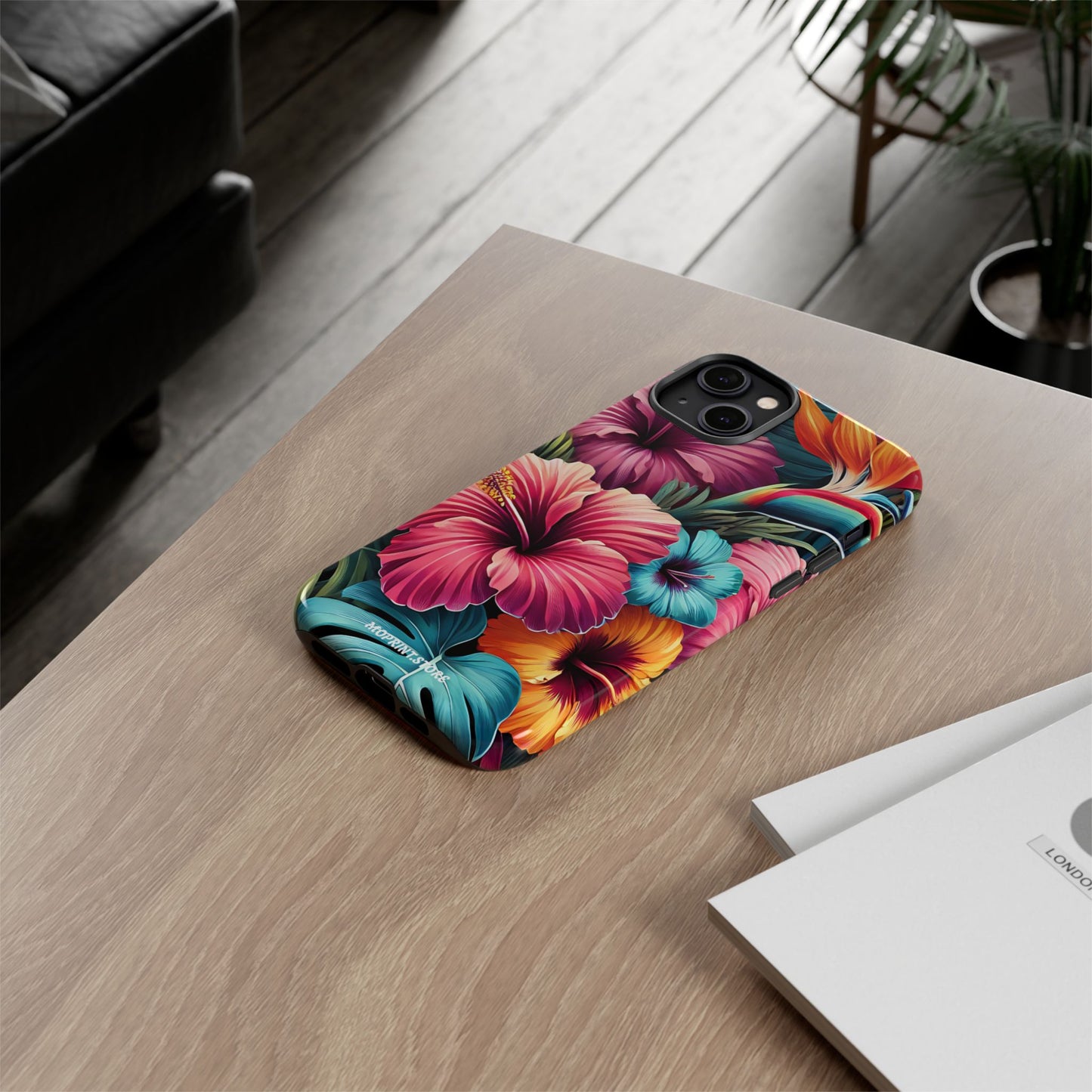 Tropical Floral Phone Case - Tough, Stylish & Colorful