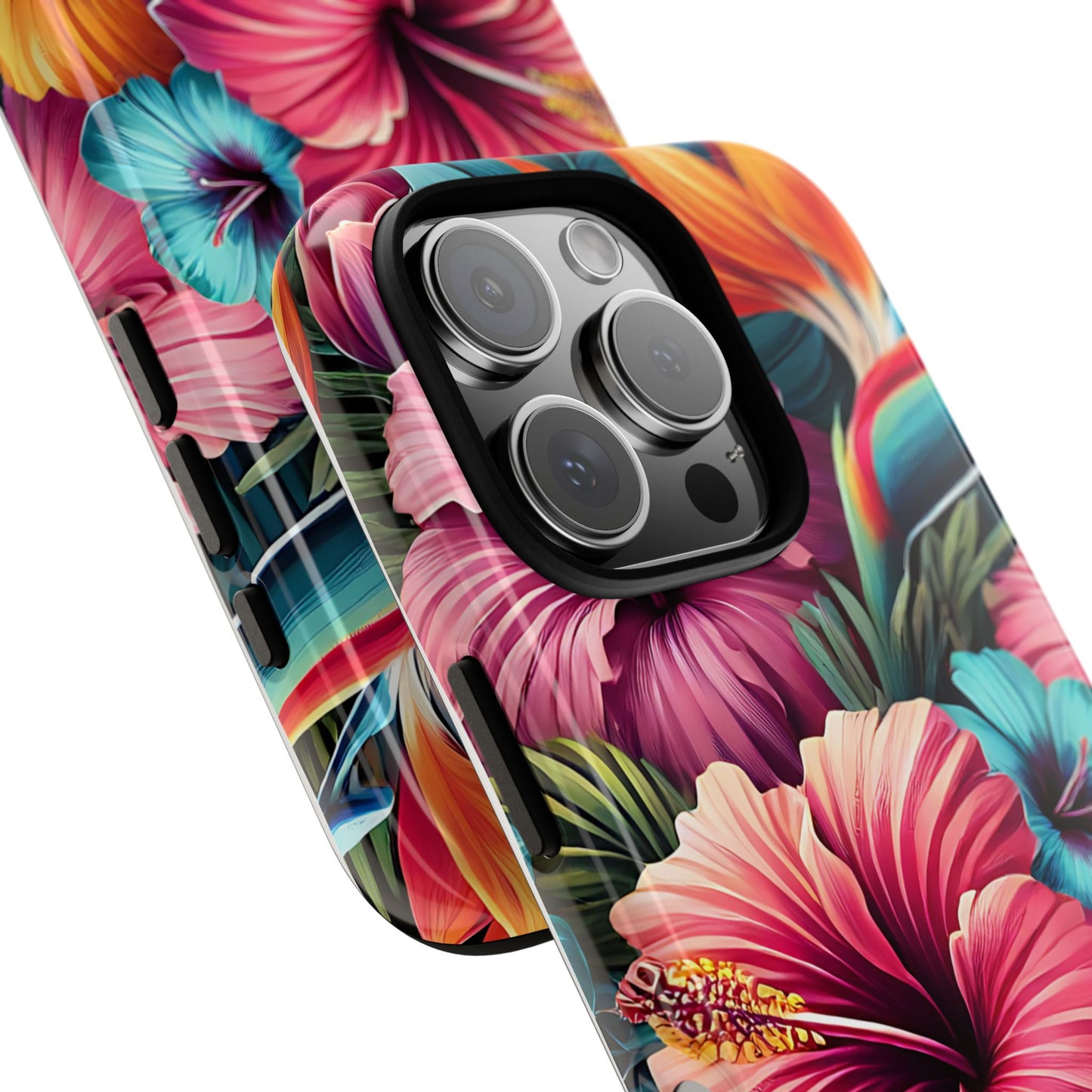 Tropical Floral Phone Case - Tough, Stylish & Colorful