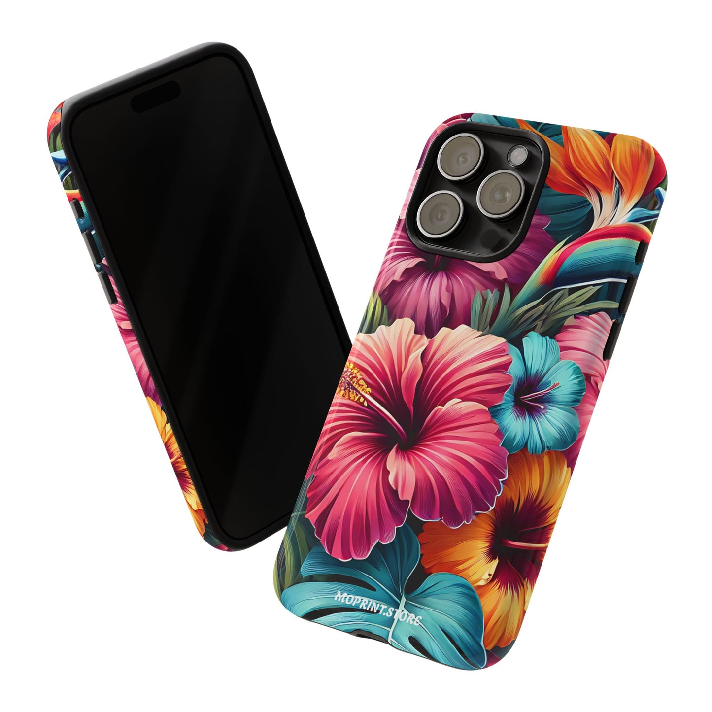 Tropical Floral Phone Case - Tough, Stylish & Colorful