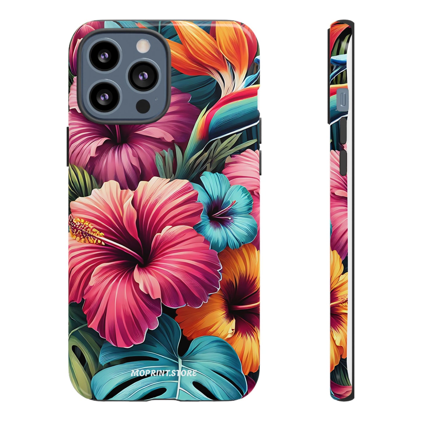 Tropical Floral Phone Case - Tough, Stylish & Colorful