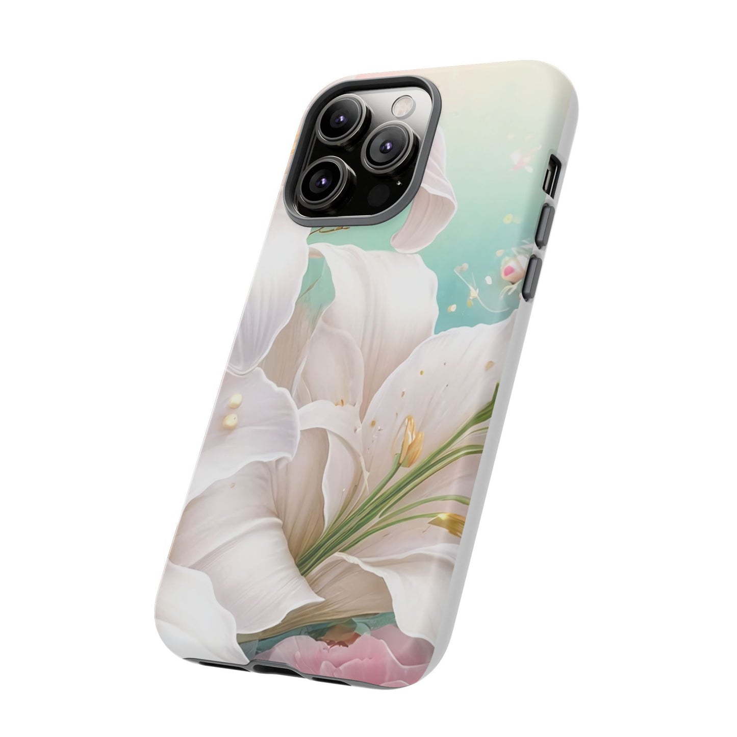 Elegant Floral Phone Case - Tough Protection with Beauty