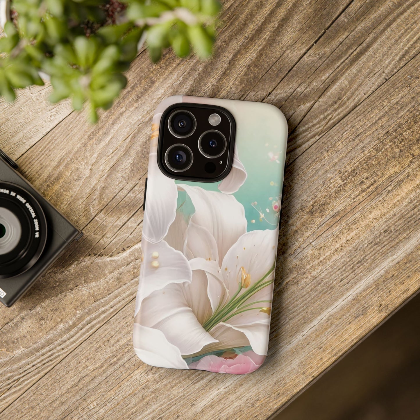 Elegant Floral Phone Case - Tough Protection with Beauty