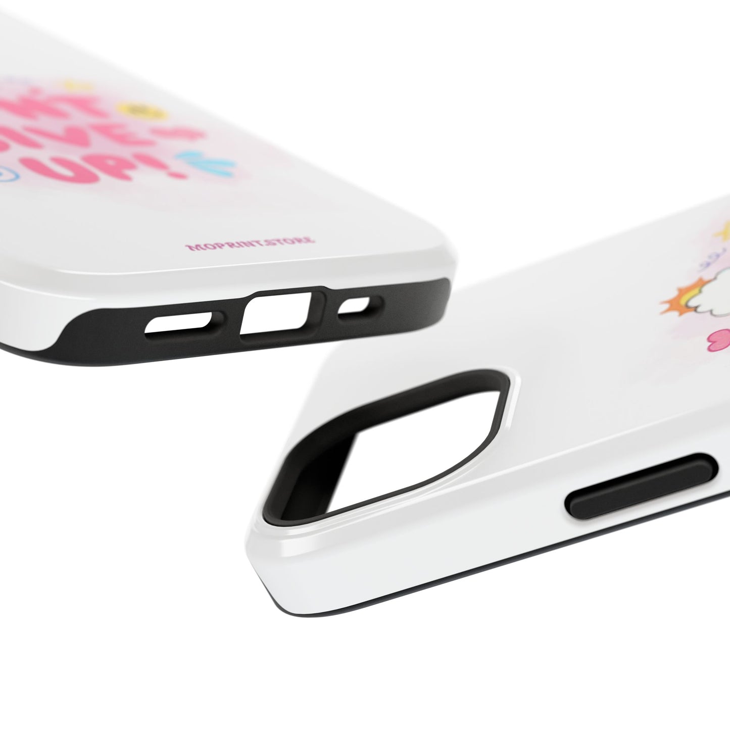 Inspirational Phone Case - "Don't Give Up!" Impact-Resistant Design