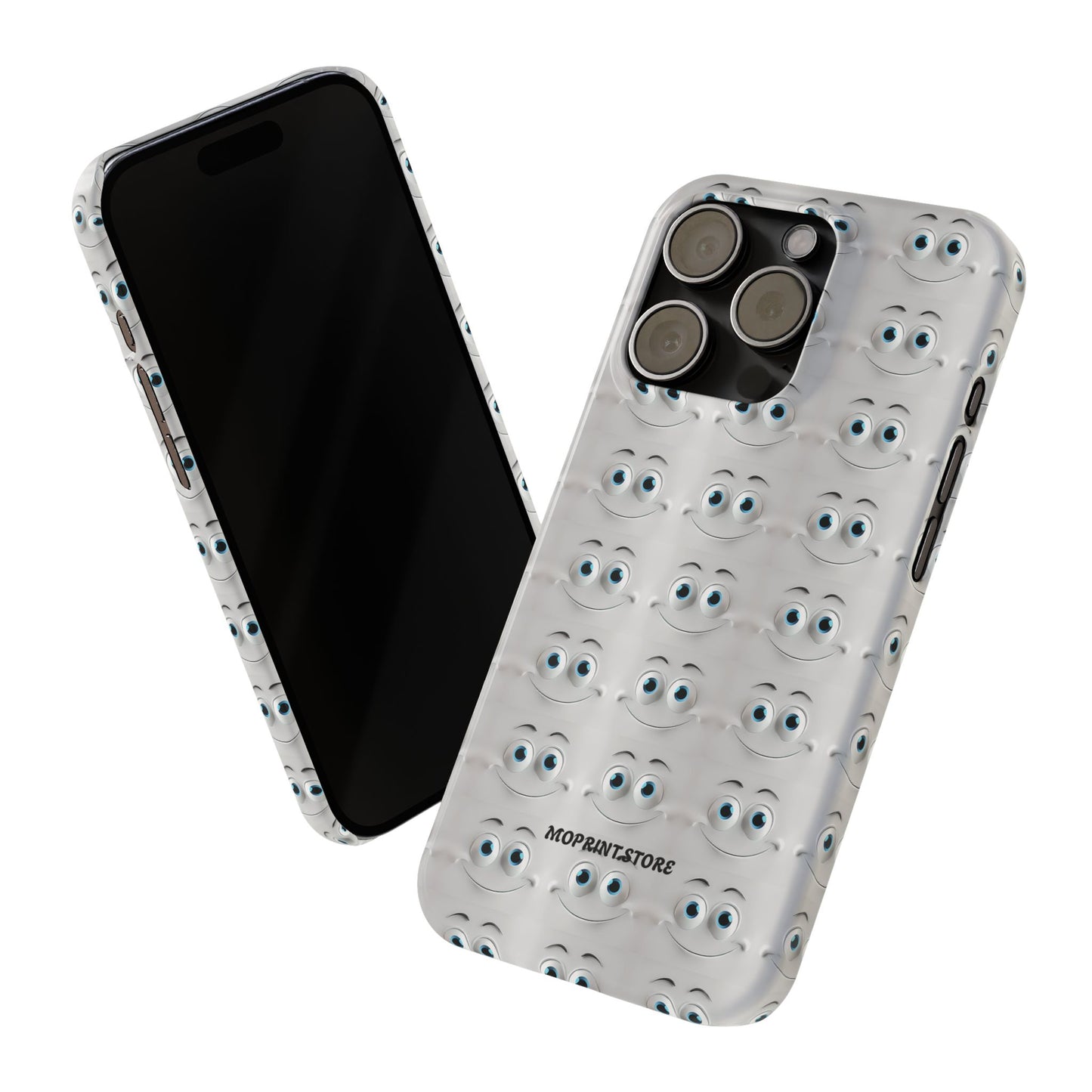 Cute Emoji Slim Phone Case - Adorable Expressions for Everyday Use