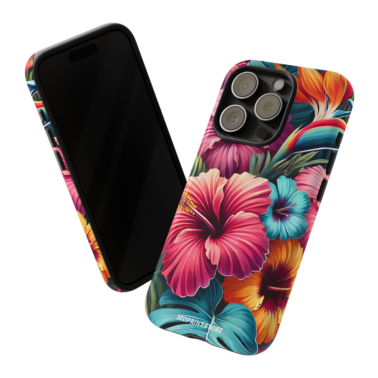 Tropical Floral Phone Case - Tough, Stylish & Colorful