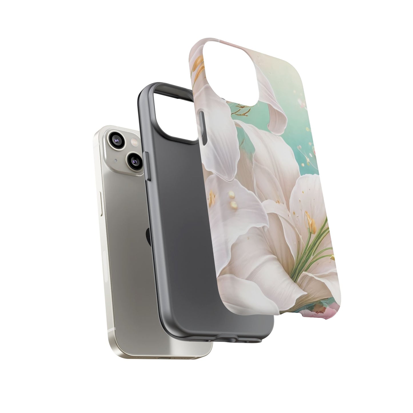 Elegant Floral Phone Case - Tough Protection with Beauty