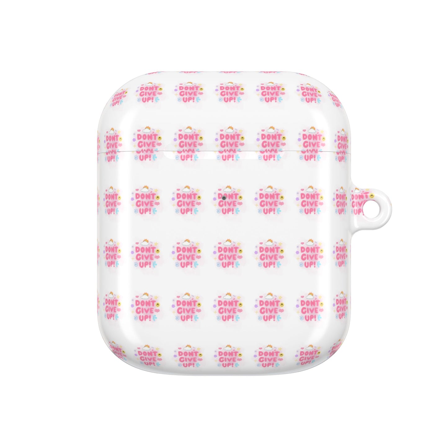 Inspirational AirPod Case - Don't Give Up Design - Cute & Motivational Accessory