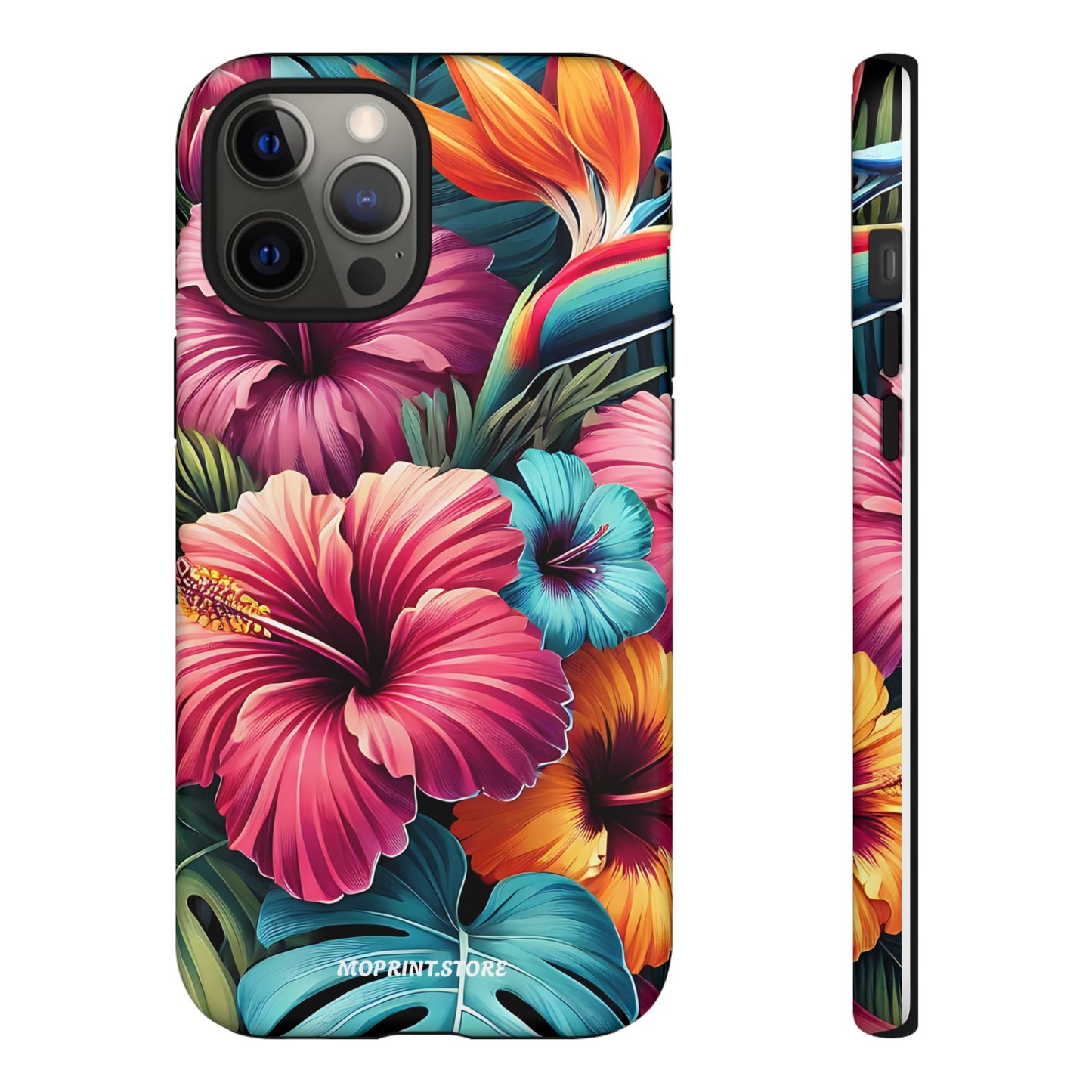 Tropical Floral Phone Case - Tough, Stylish & Colorful